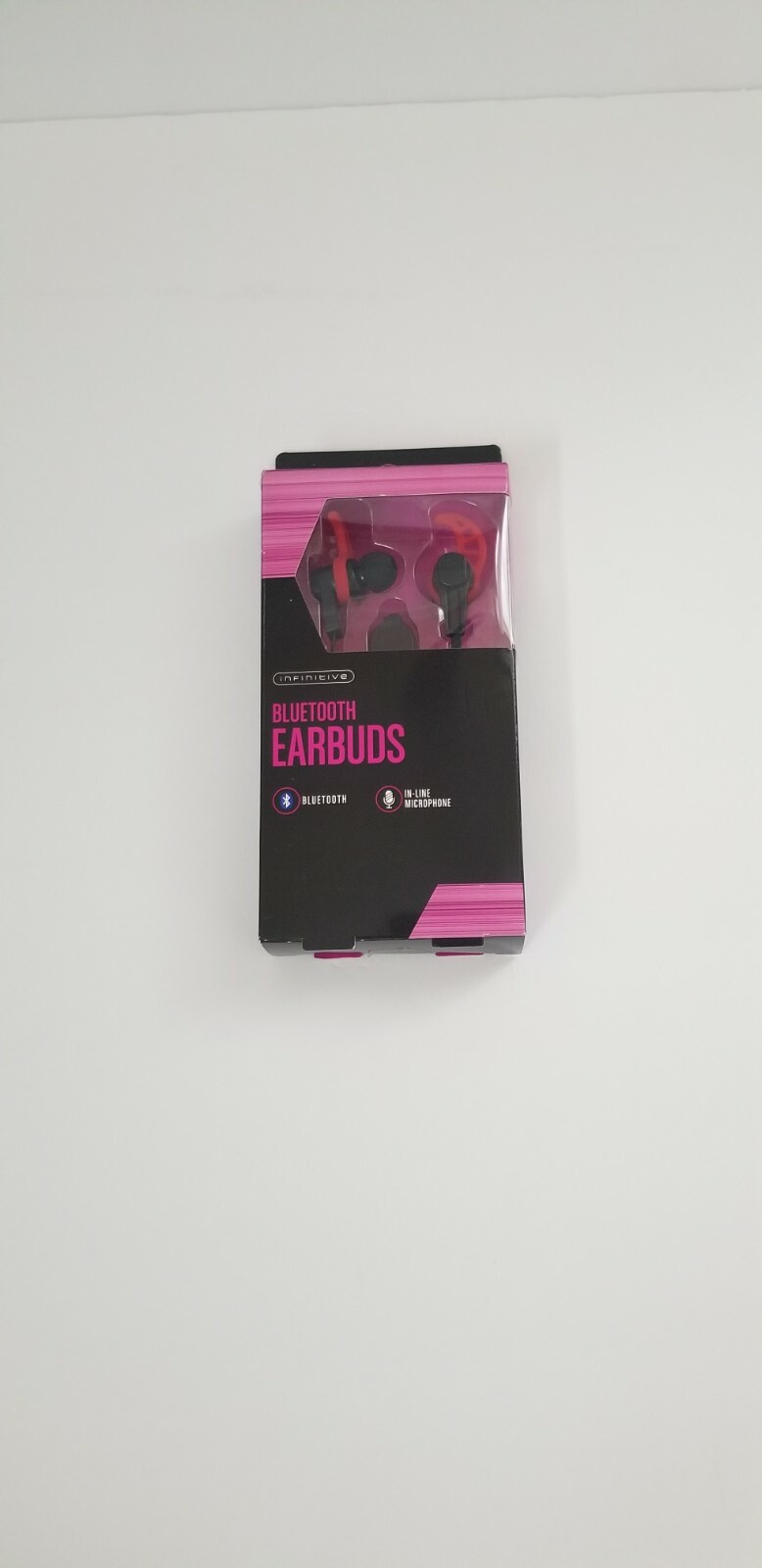 Infinitive Bluetooth Earbuds Inline Microphone Black