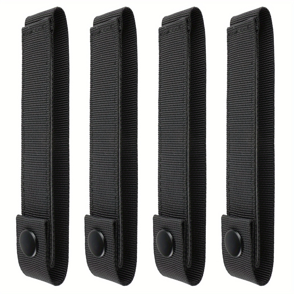 Tactical MOLLE Straps 6 Inch Thumb Snap Webbing 4pcs