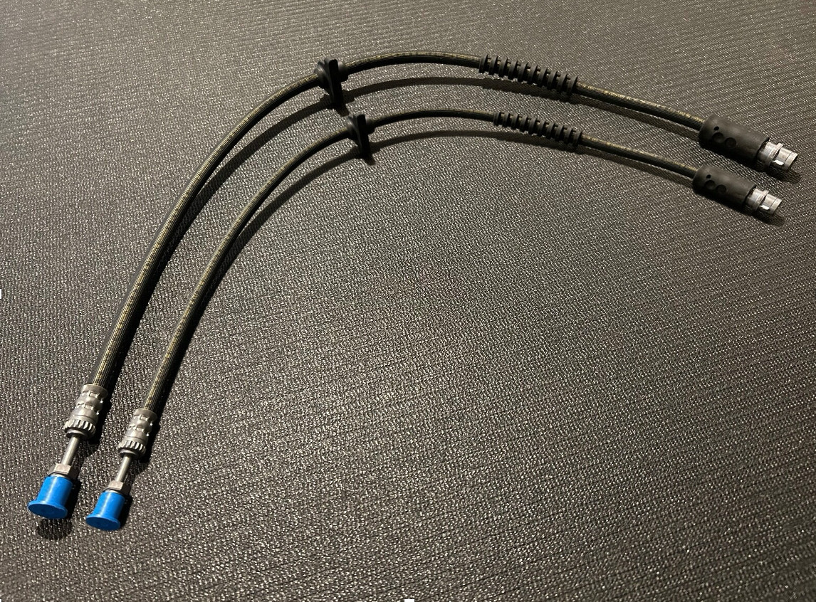 New OEM BMW X3 X4 Front Brake Hose Left/Right Flexitech 34306887449 SET OF 2