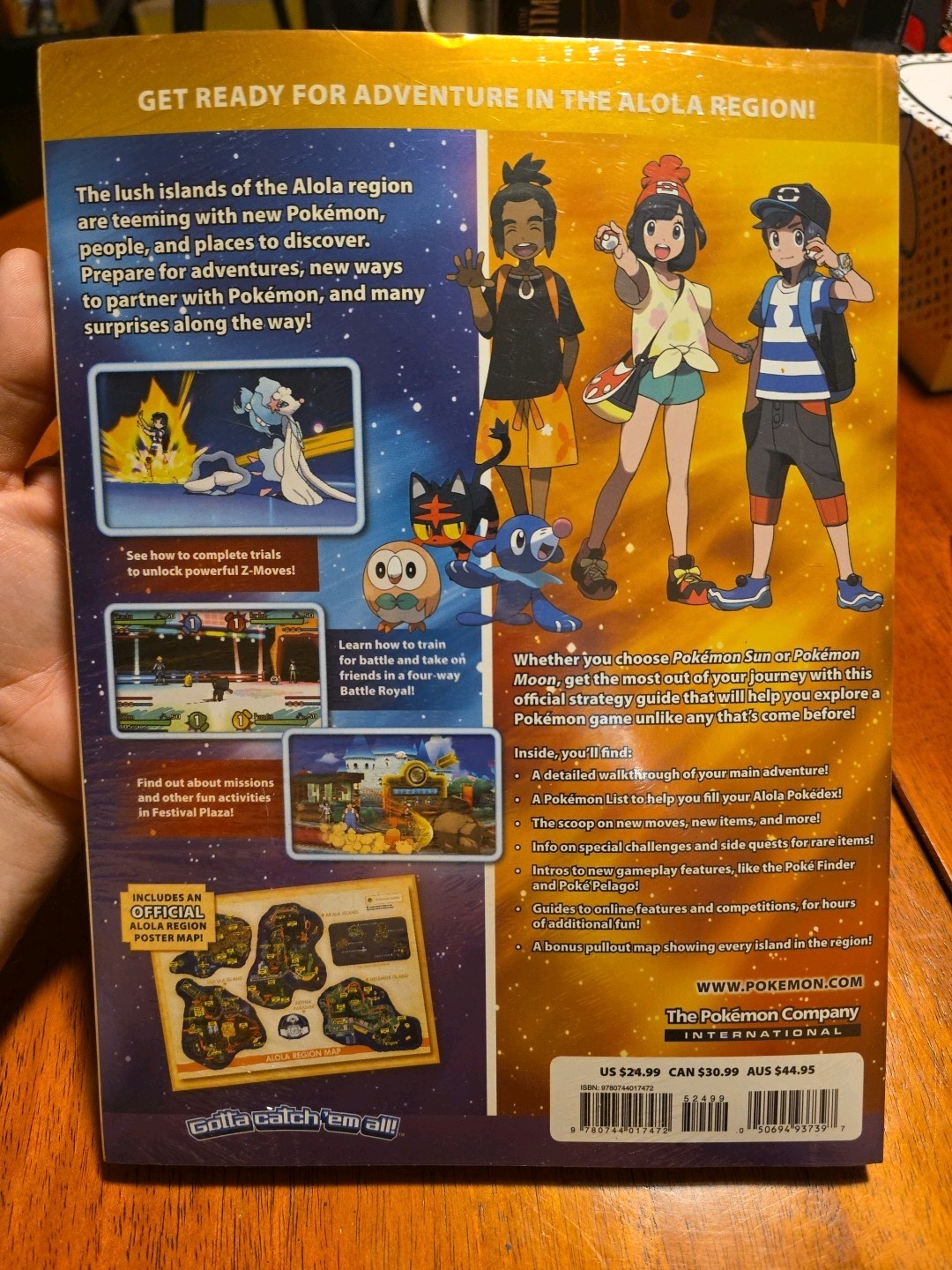Pokemon Sun And Moon Offical Strategy Guide Nintendo 3ds Sealed