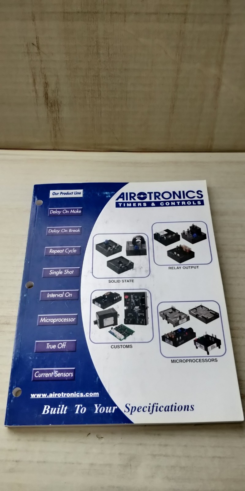 AIROTRONICS TIMERS CONTROLS catalog C5