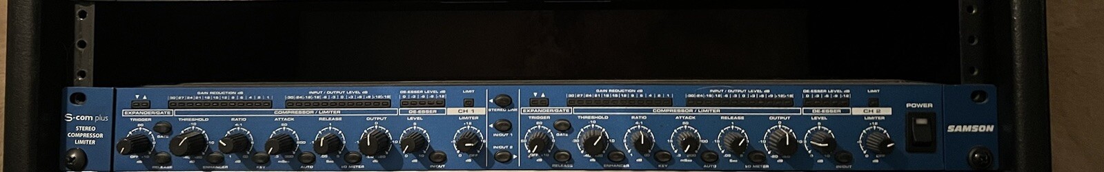 Samson S-Com Plus S Class Stereo Compressor/Limiter