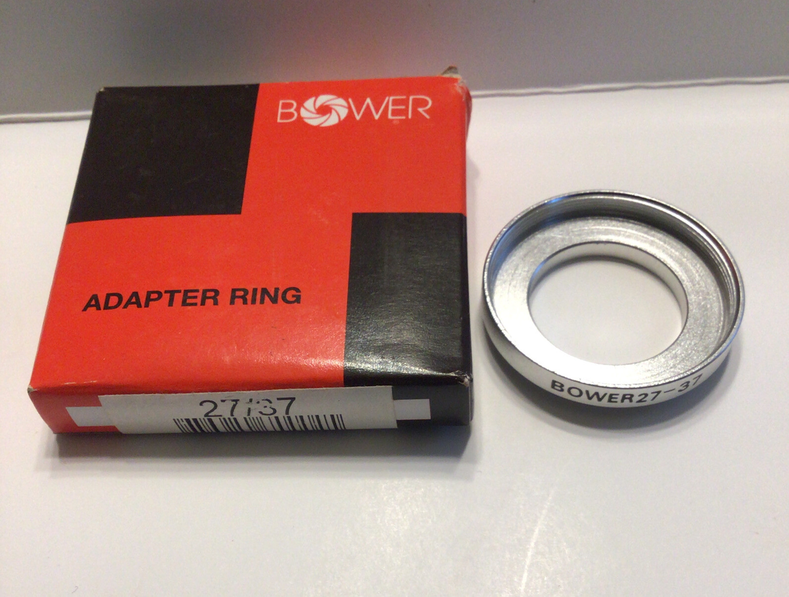 Bower 27-37mm Step-Up Filter Adapter Ring 27mm-37mm NIB Free Shipping