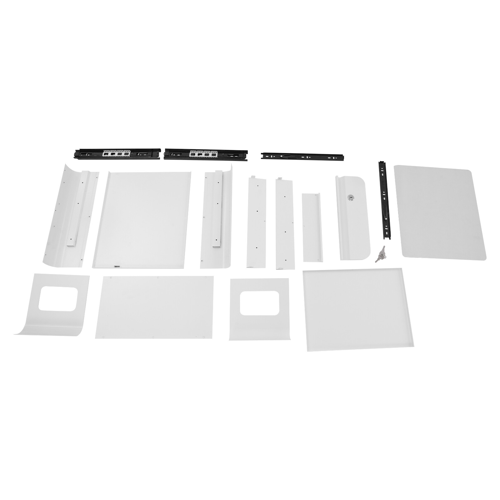 Lockable Under Desk Sliding Pull-Out Drawer Space Saver Sliding For Home/Office