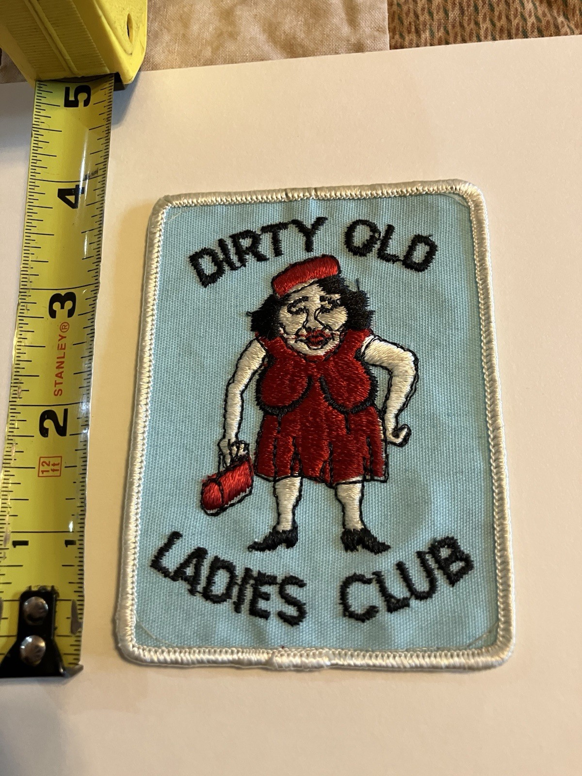 Vintage NOS Dirty Old Ladies Club Patch