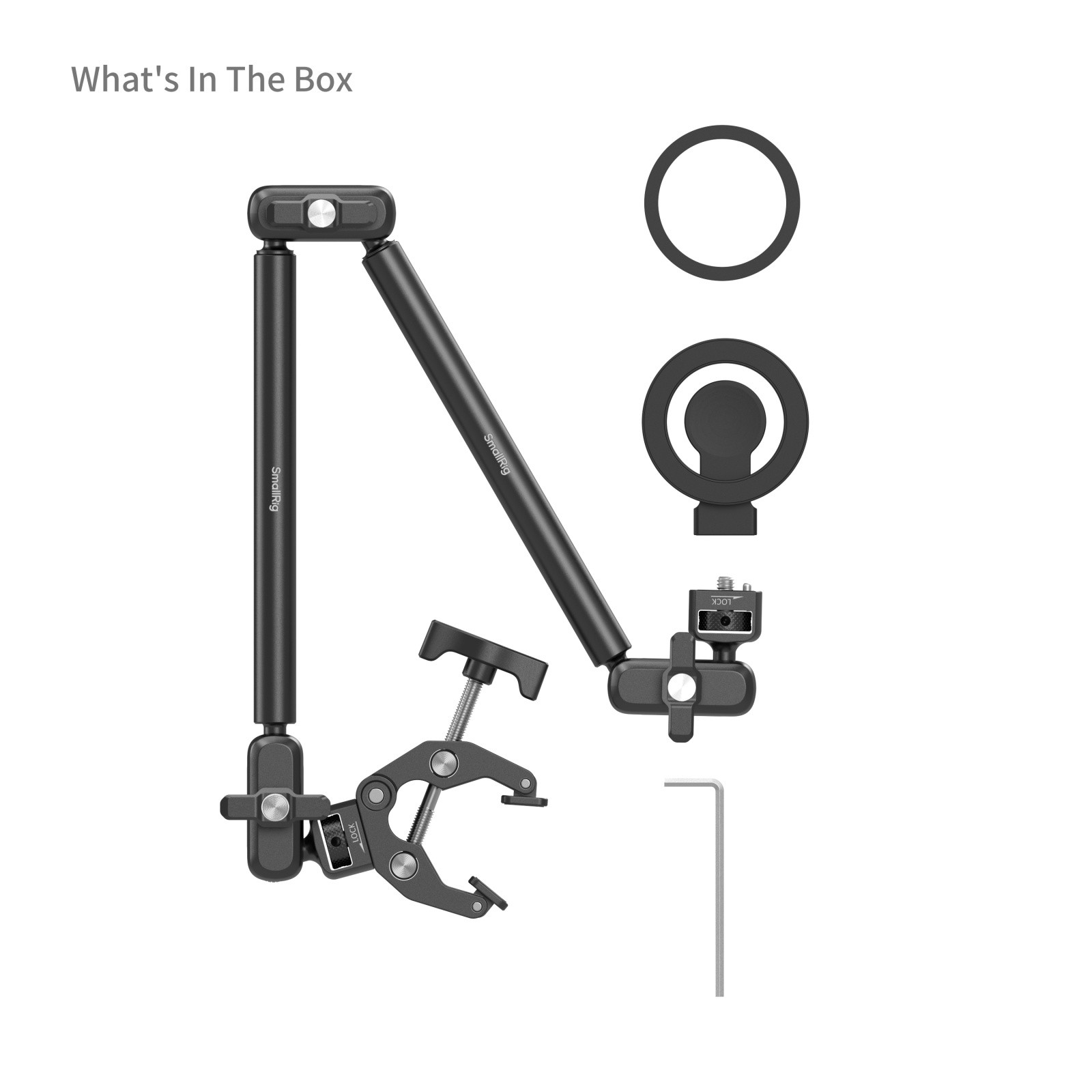 SmallRig Desktop Magic Arm with Crab-Shaped Clamp Kit 5626