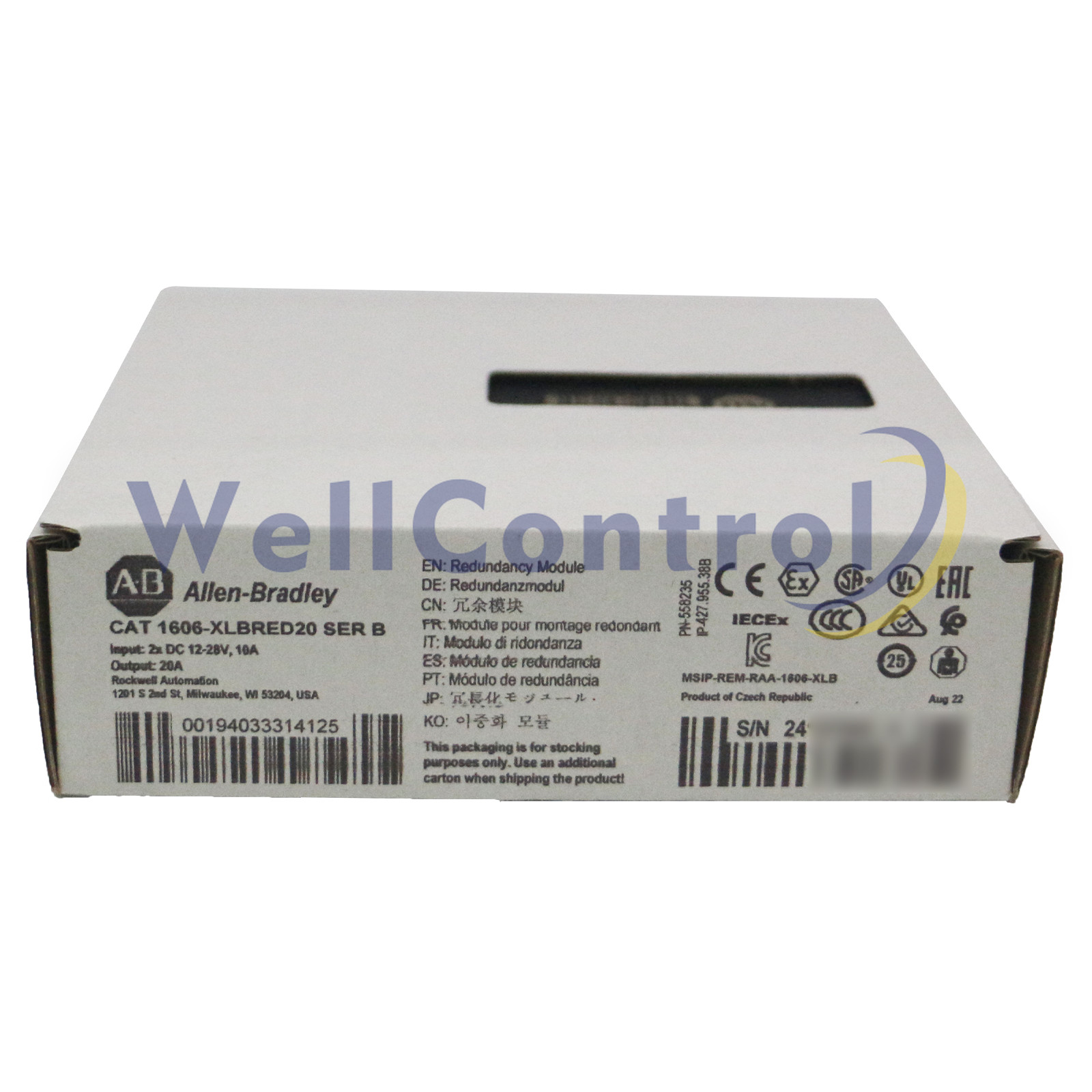 New Sealed Factory 1606-XLBRED20 Allen-Bradley Redundancy Module 12-28VDC