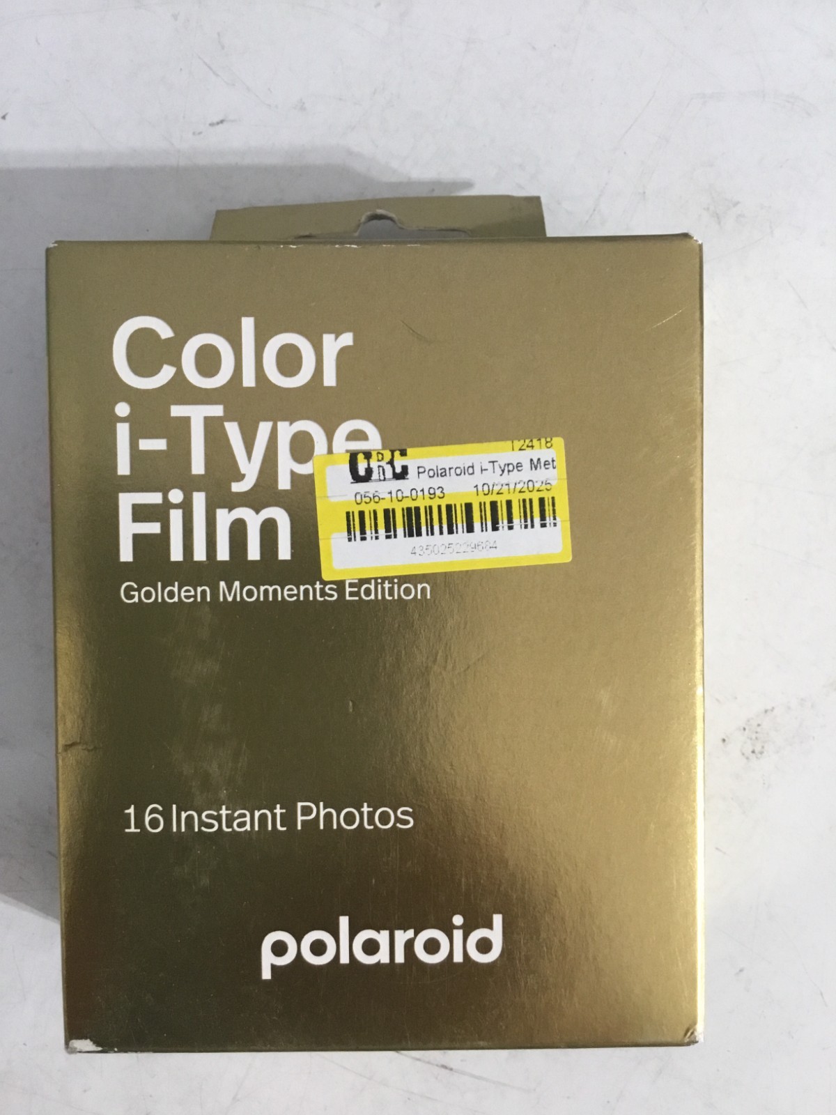 Polaroid i-Type Color Film 16ct - Golden Moments Edition - NEW SEALED