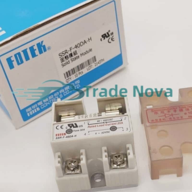 1PCS NEW Fotek SSR-F40DA-H Solid State Relay Fast Delivery SSR-F-40DA-H