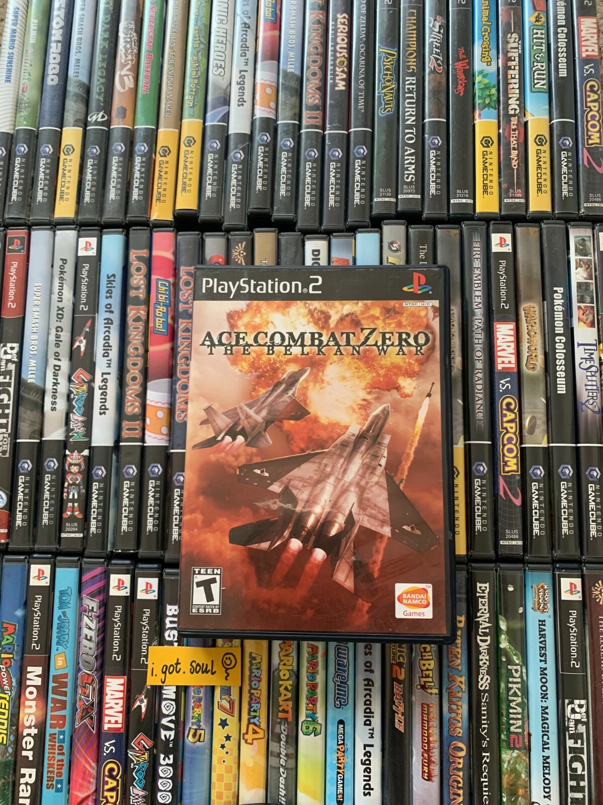 Ace Combat Belkan War Original Case + Artwork ONLY Playstation 2 PS2 - NO GAME