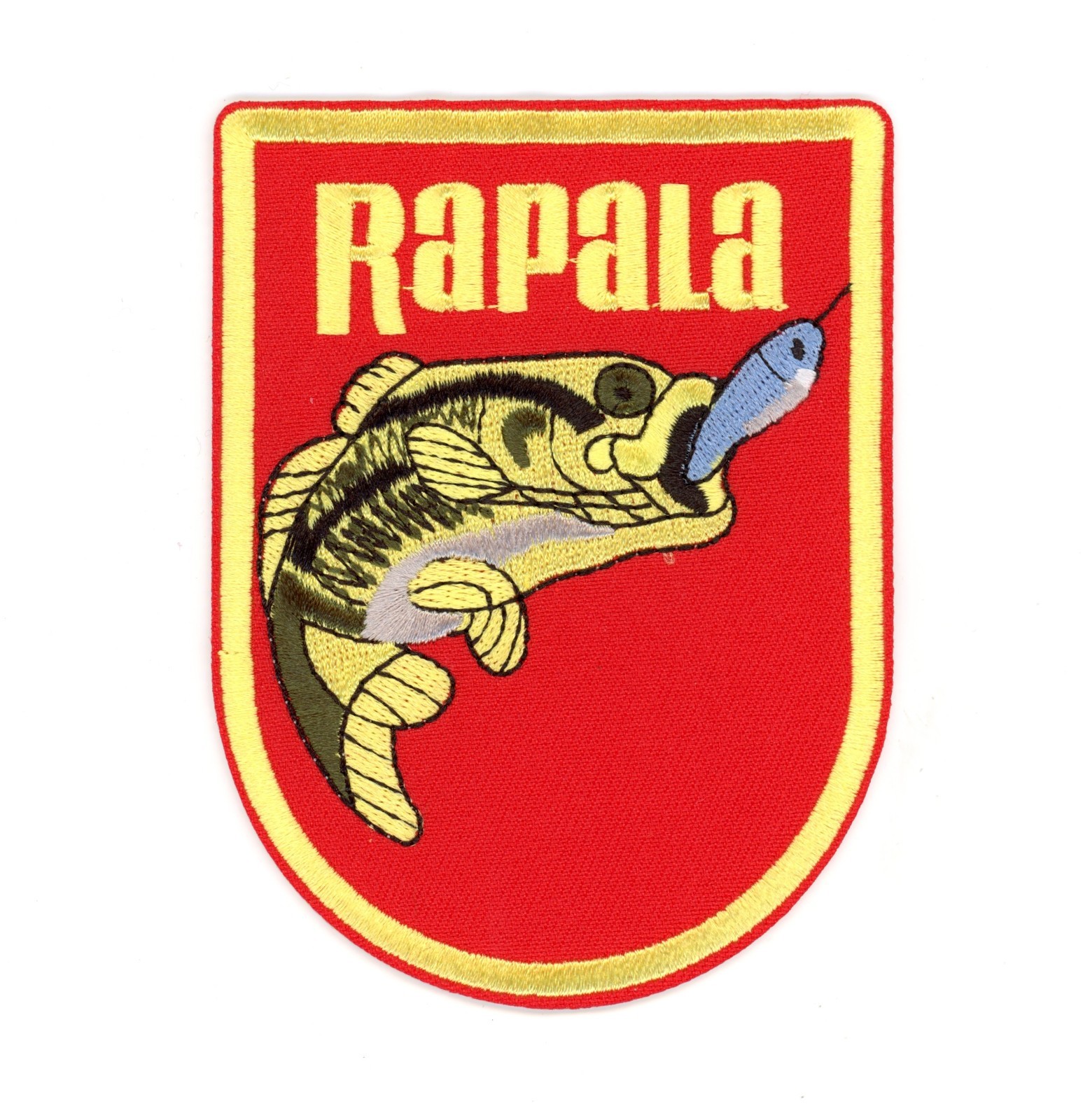 Rapala Fishing Lures Patch Vintage Style Retro Embroidered Iron On Sew Hat Cap