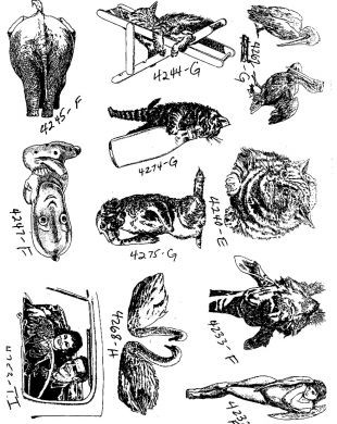 Unmounted Rubber Stamp Plate, Unmounted/Uncut Pink Rubber Stamps