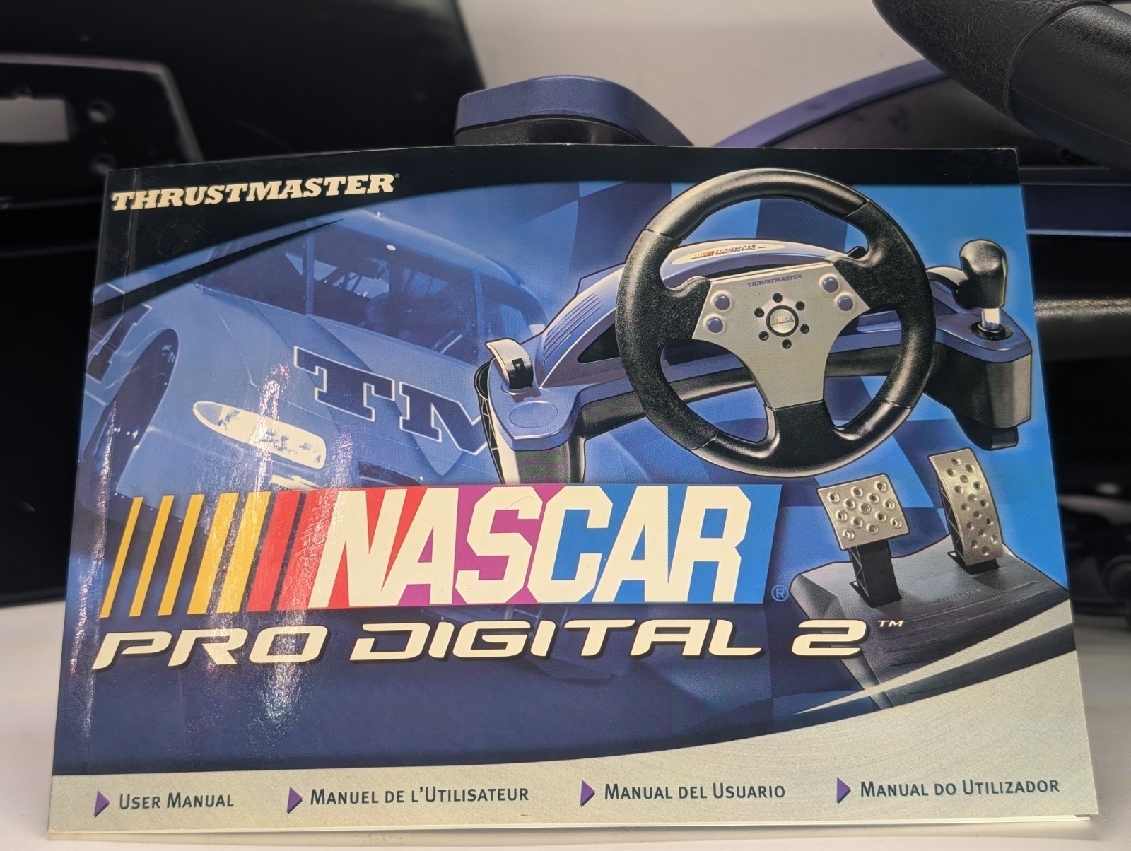 Thrustmaster NASCAR Pro Digital 2 Racing Wheel Wired USB for PC (Missing Pedals)