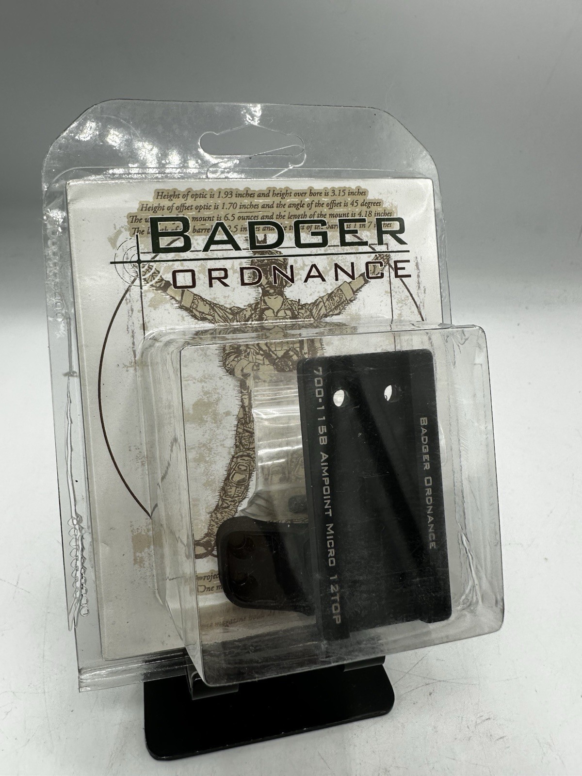 Badger Ordnance Condition One Aimpoint T2 Ring Cap 35mm Black 700-115B