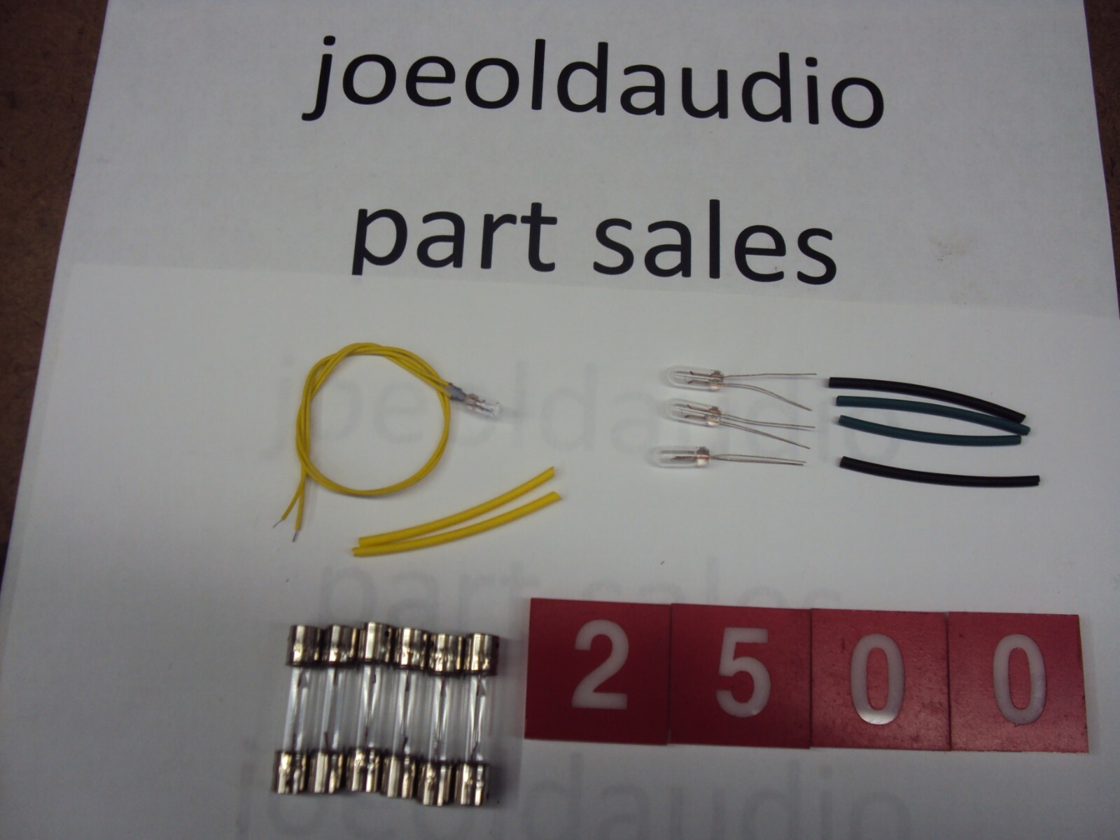Onkyo TX-2500 Replacement Lamp Kit. All Lamps New. Parting Out Entire TX-2500.