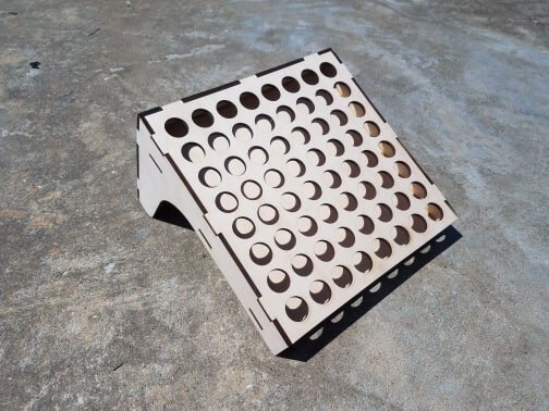 PAINT RACK FOR ARMY PAINTER or VALLEJO ROUND BOTTLES HOLDS 64 PAINTS