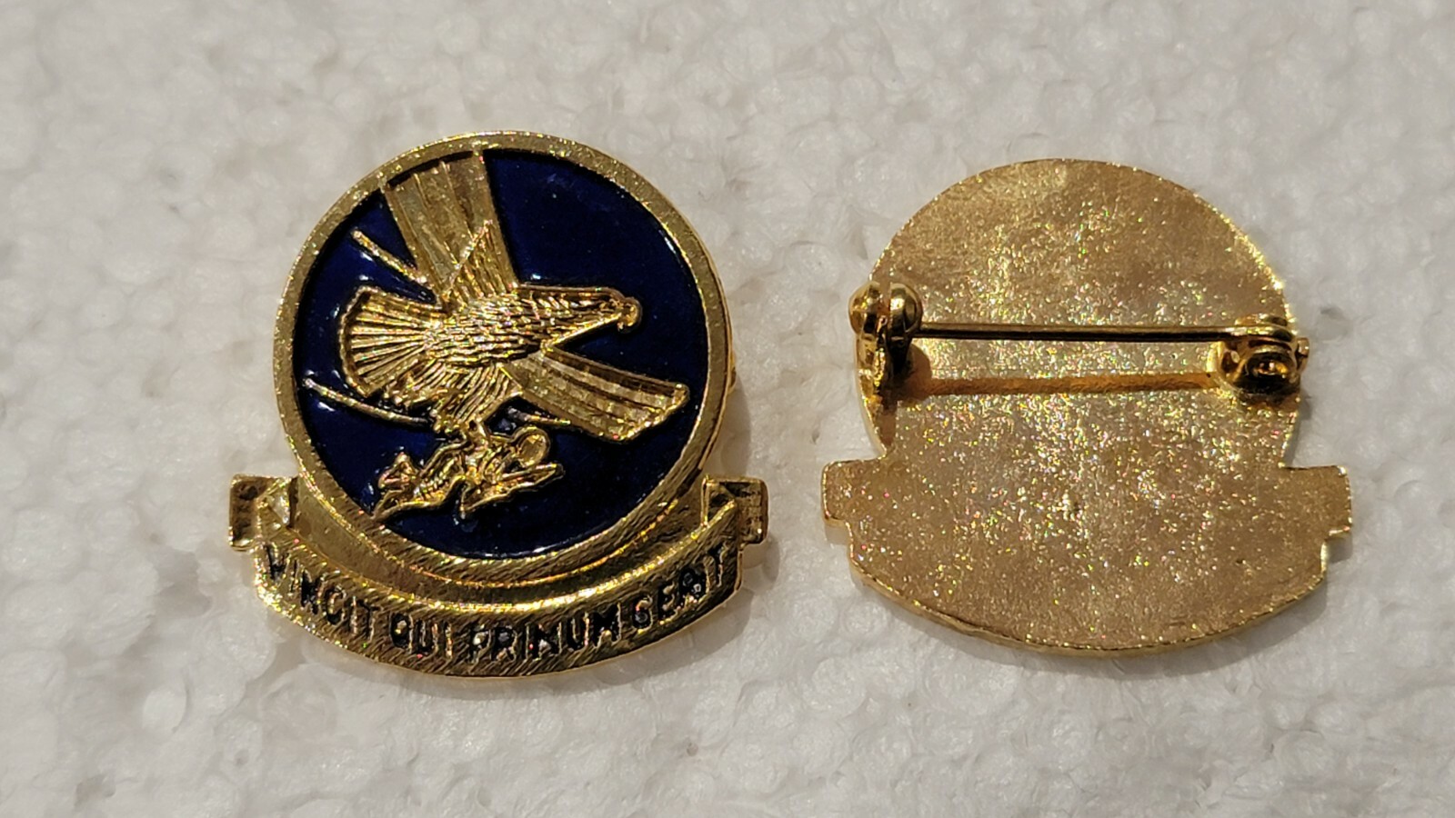 Reproduction WW2 US Army Air Force AAF 1 Troop Carrier DI DUI Pin Back