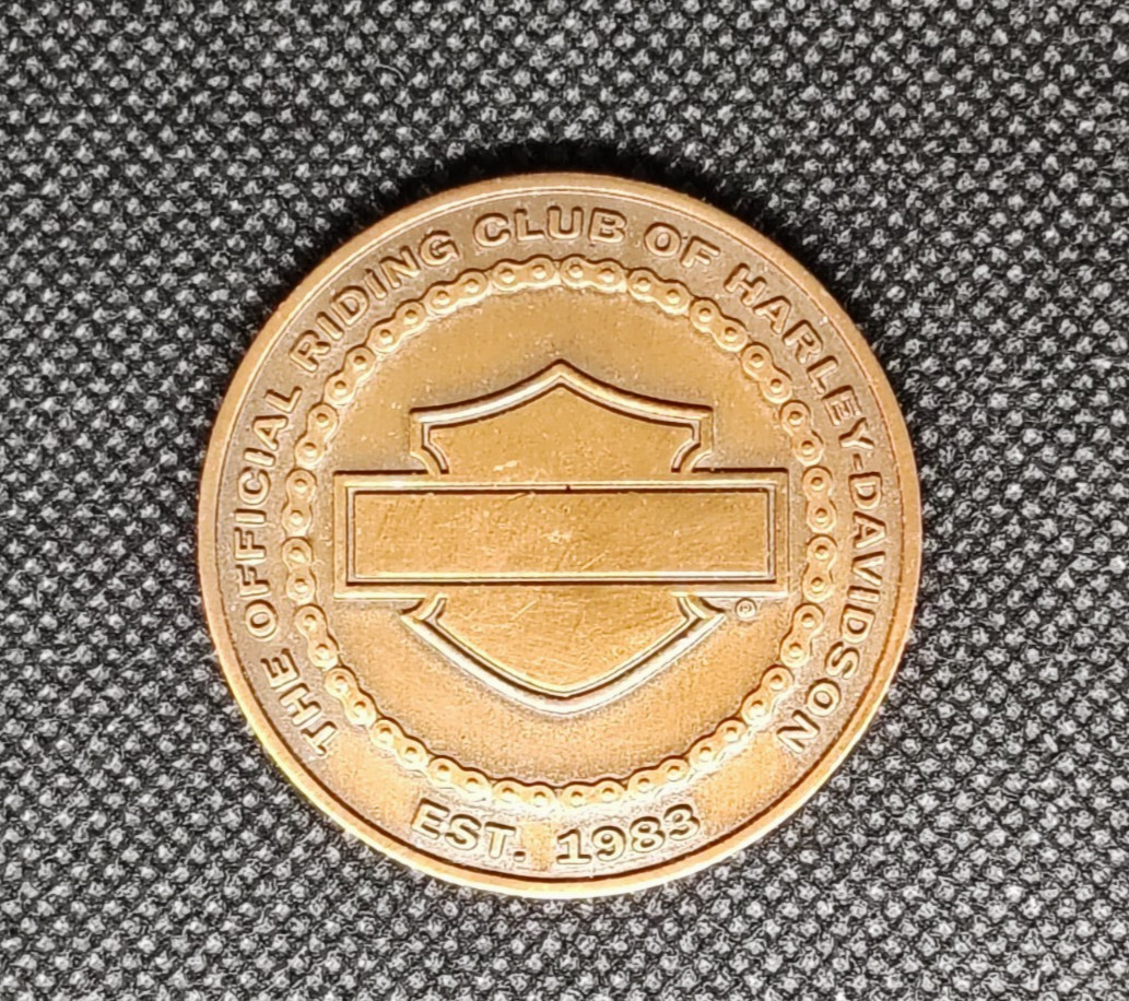 HOG Harley Owners Group Patch & Coin