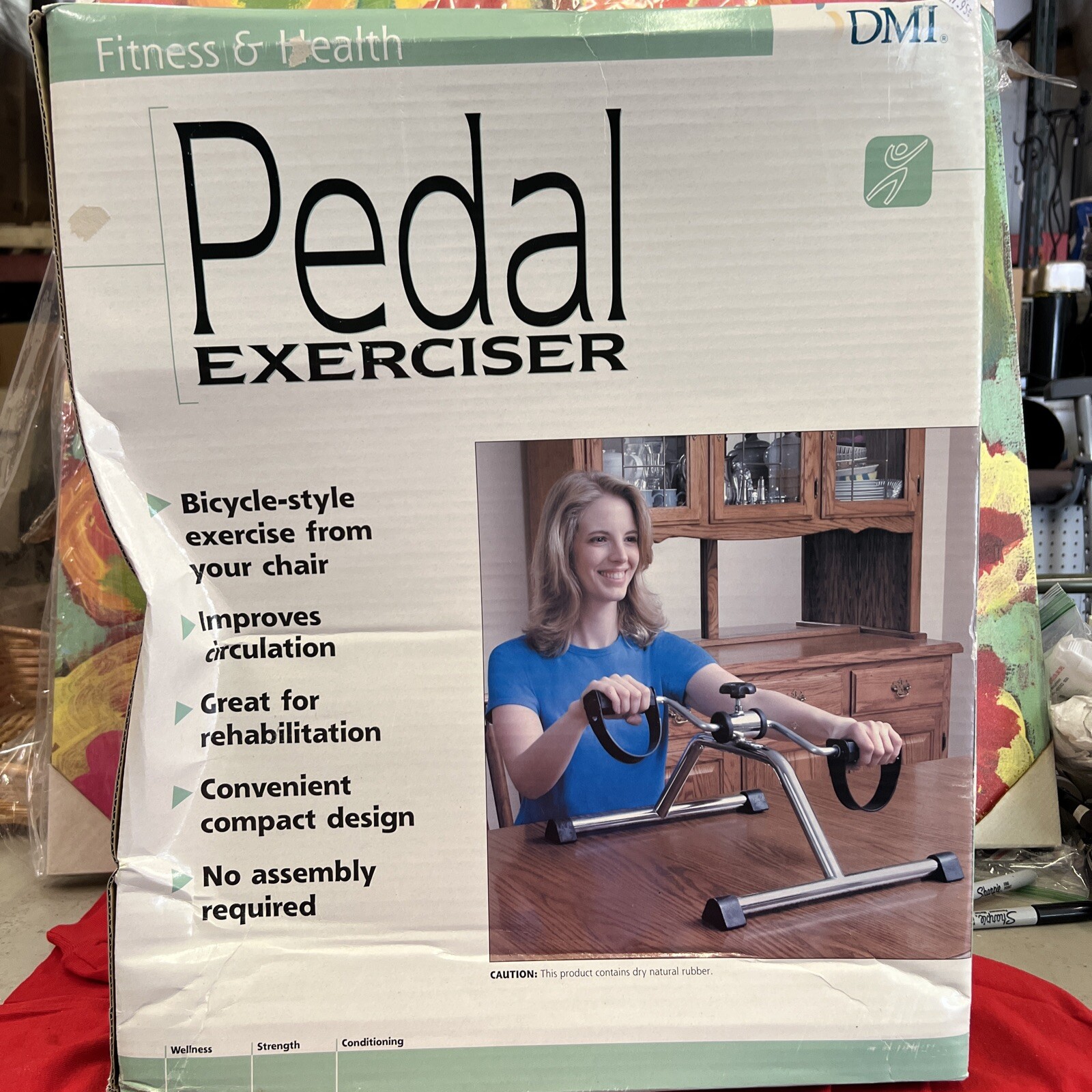 DMI Pedal Exerciser Bicycle Style Lightweight New In Box