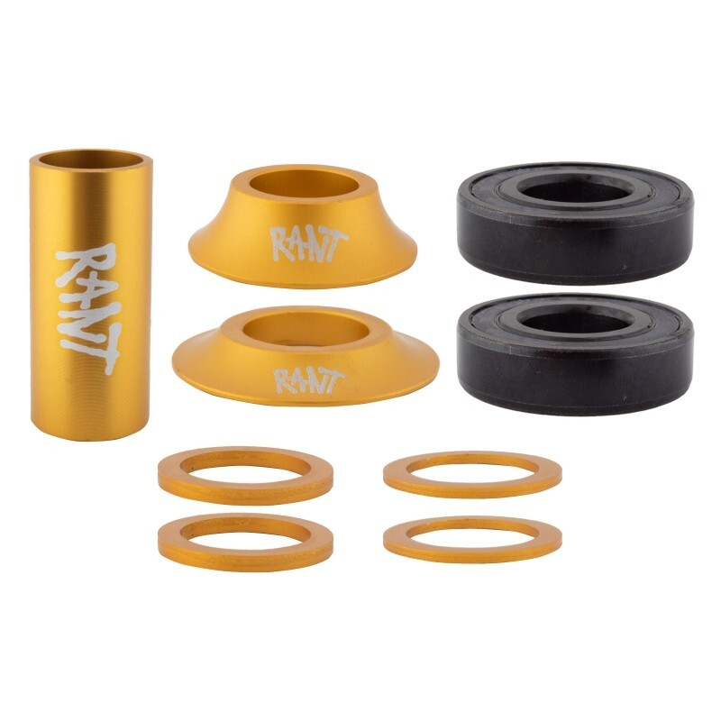 Bottom Bracket Set Rant Bang UR Mid 19mm  Sealed Matte Gold