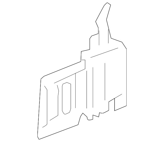 Genuine GM Passenger Side Quarter Inner Panel Extension 95242081