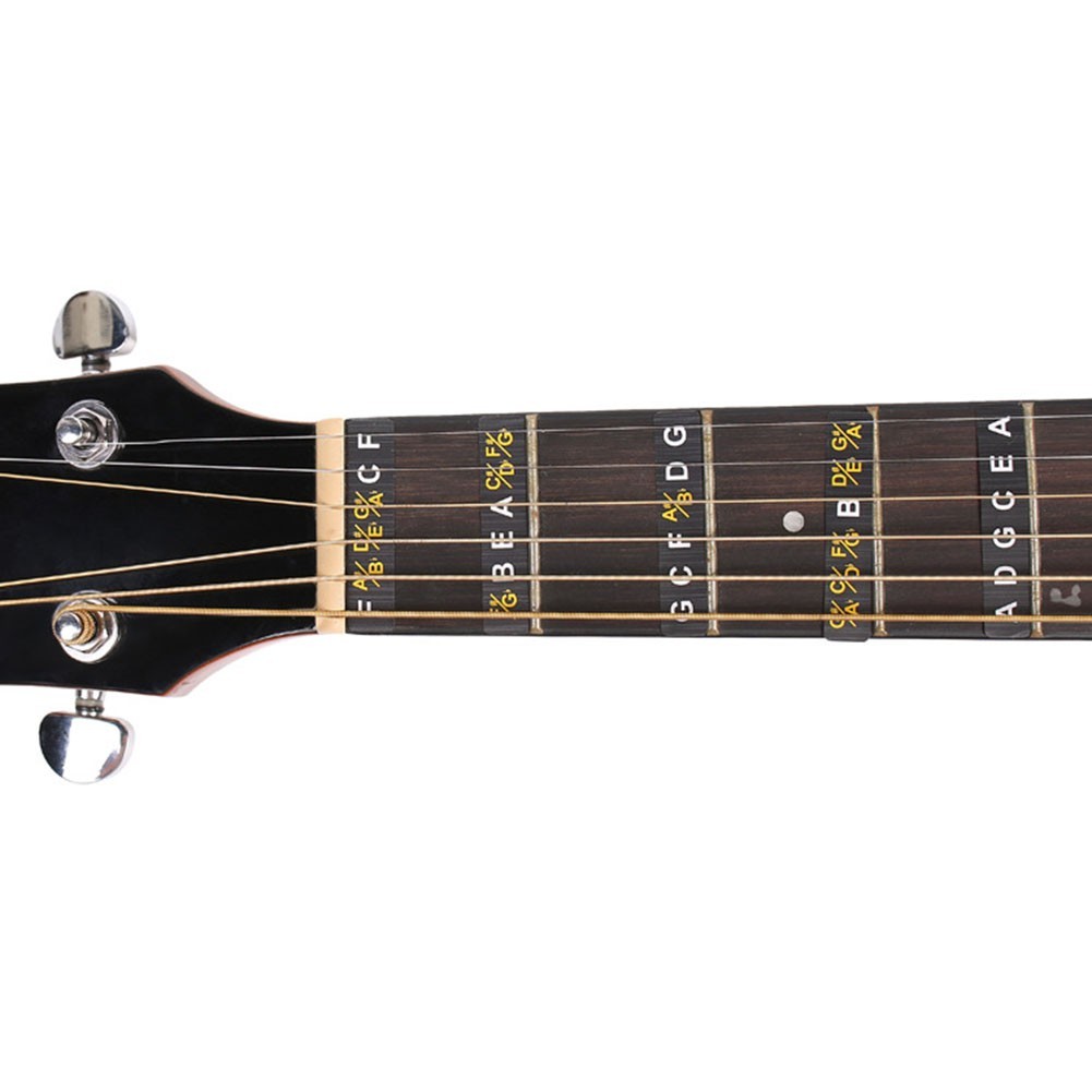 Entertainment Sticker Decals Scales String Beginner Easy To Install Fret