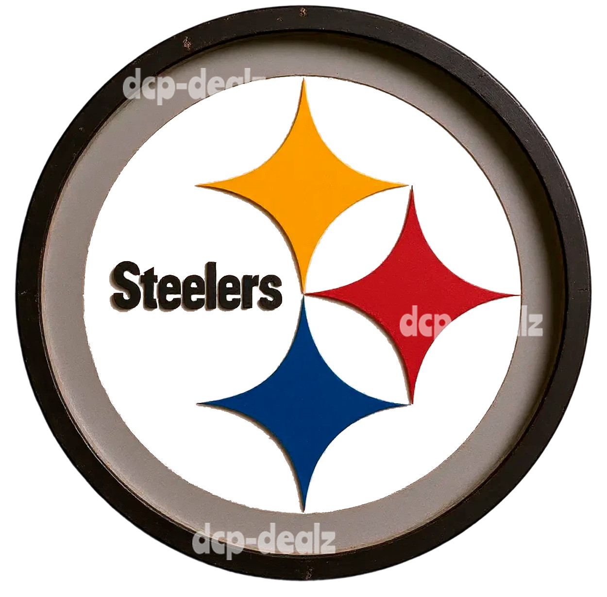 Pittsburgh Steelers  LOGO- Die Cut Laminated Decal, Magnet,Wall Fat Head Style
