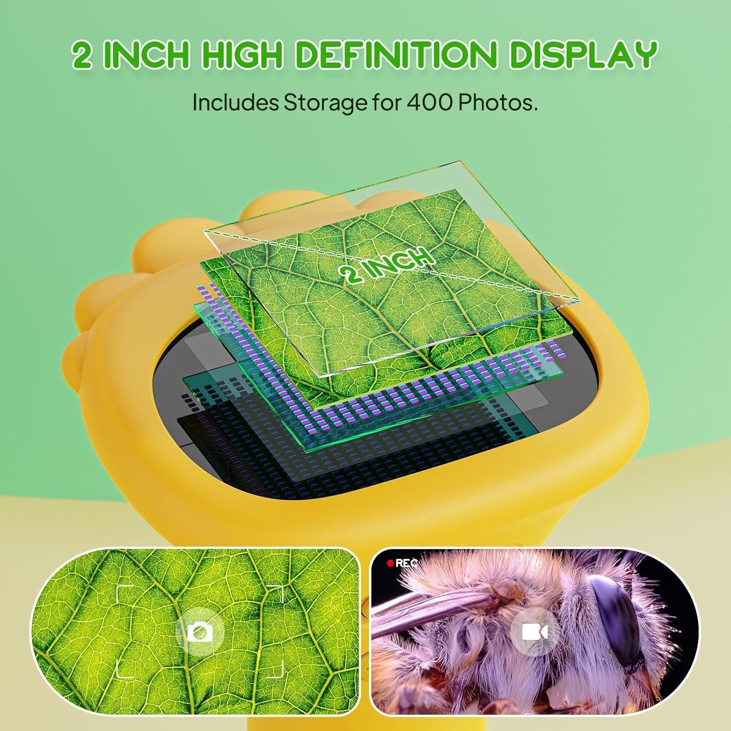 Interactive 1000X Microscope for Kids - Engage & Inspire Curious Minds Ages 3-12