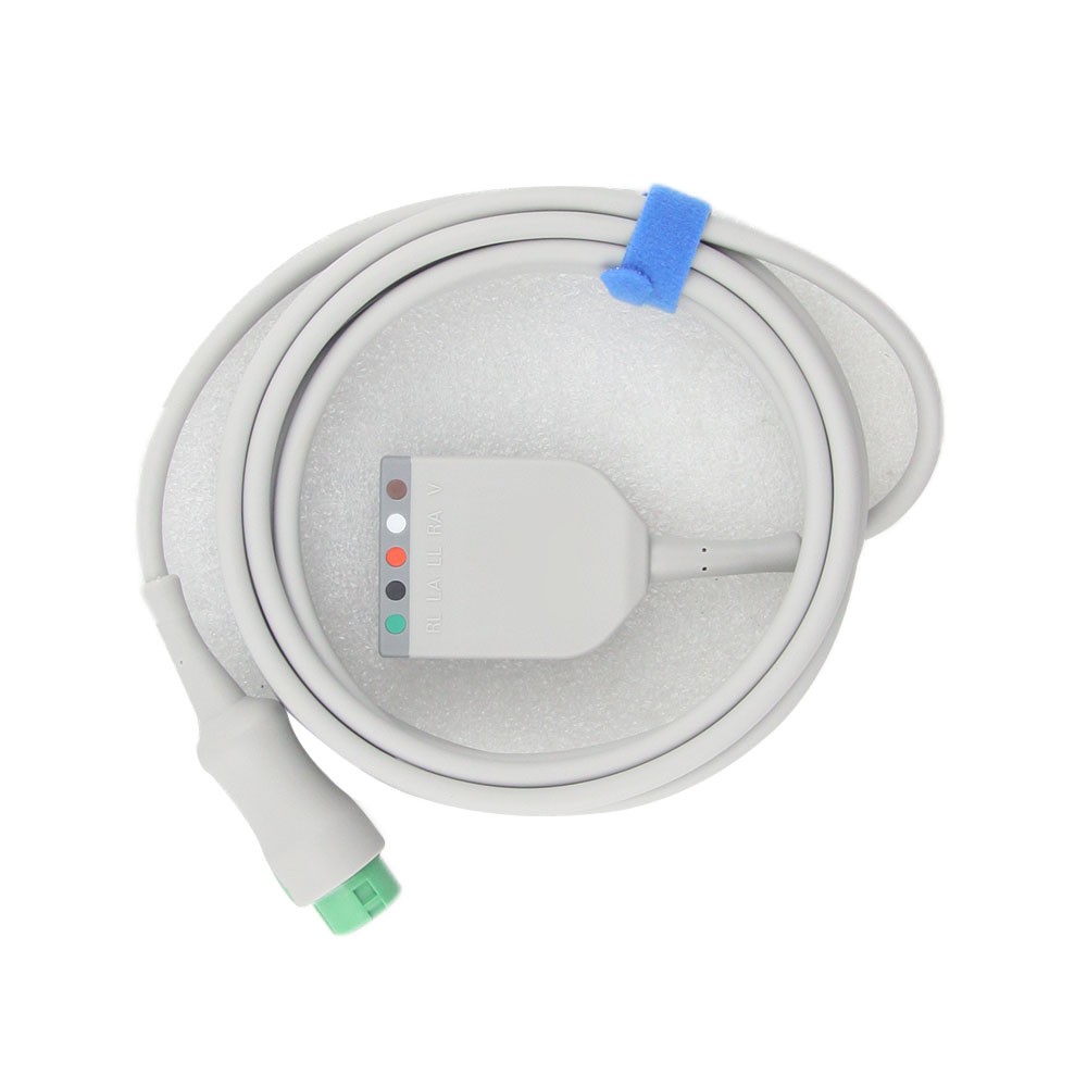 FOR Mindray EV6201 ECG Cable Split 12Pins 3/5 Lead REF 0010-30-42719