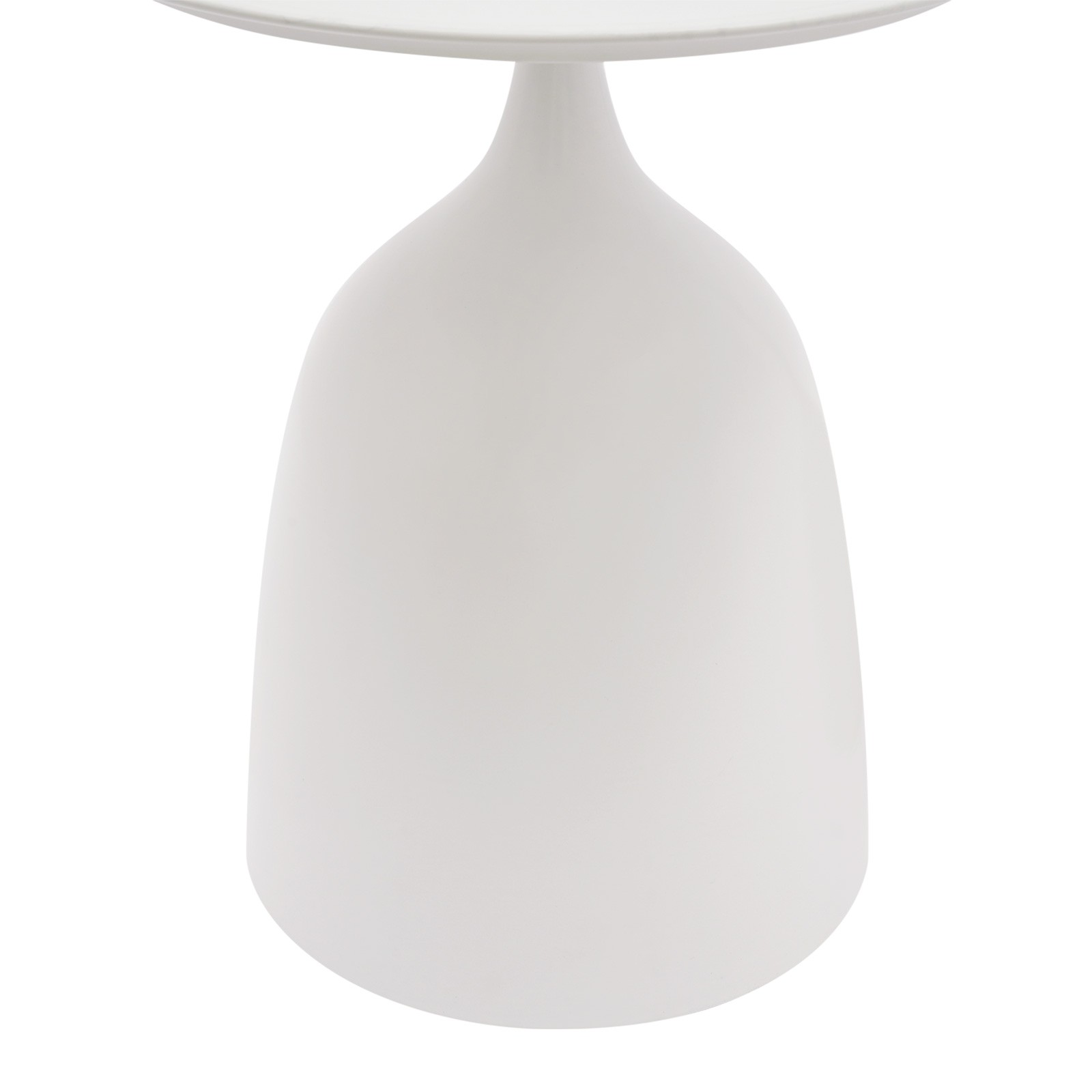 Set of 2 Side Tables Nesting Tables Round Side Table Set End Table Set White USA
