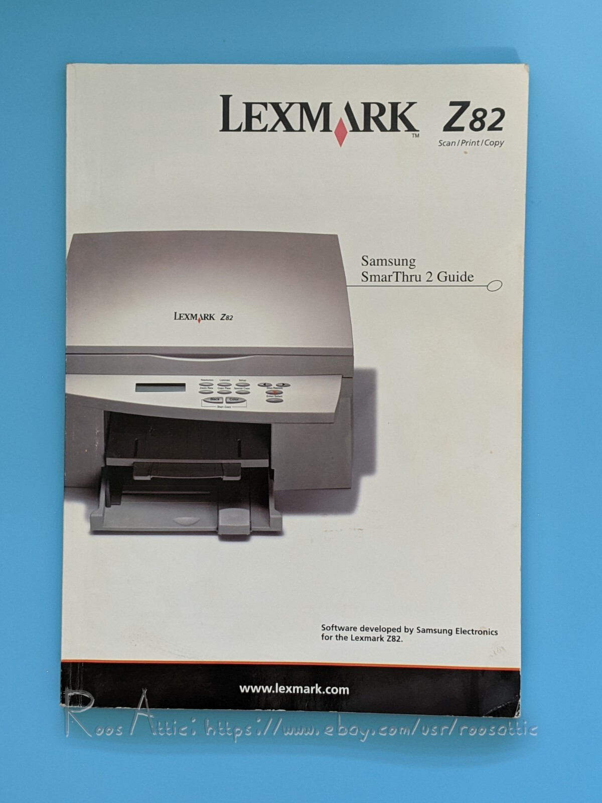 Lexmark Z82 User Guide / Manual / CD-ROM Install Software For Windows 2000