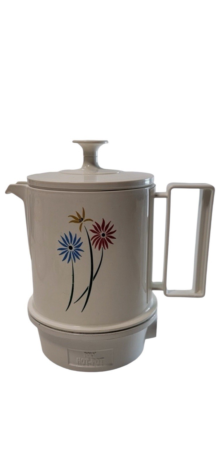 Vintage Regal 5 Cups Poly Hot Pot Electric Water Heater Camping USA Model 7427