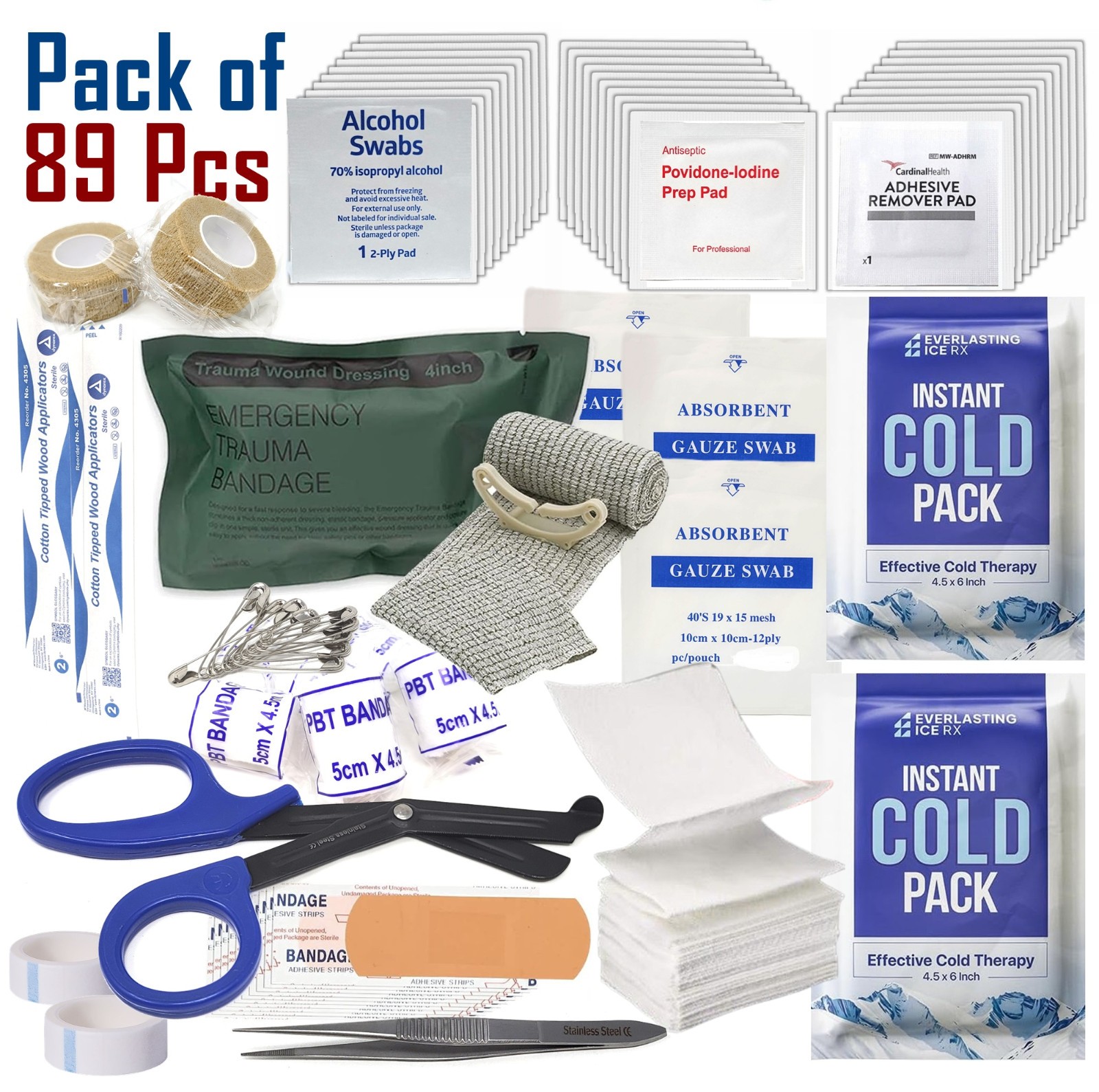 First Responder Trauma First Aid Kit for EMS Emergency Medical EMT Fire Fighters