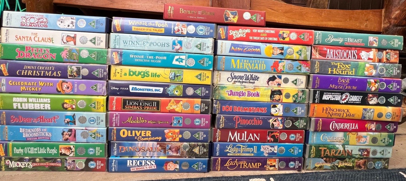 Disney VHS Collection Choose Your Film Classics Pixar Vintage Family Movies