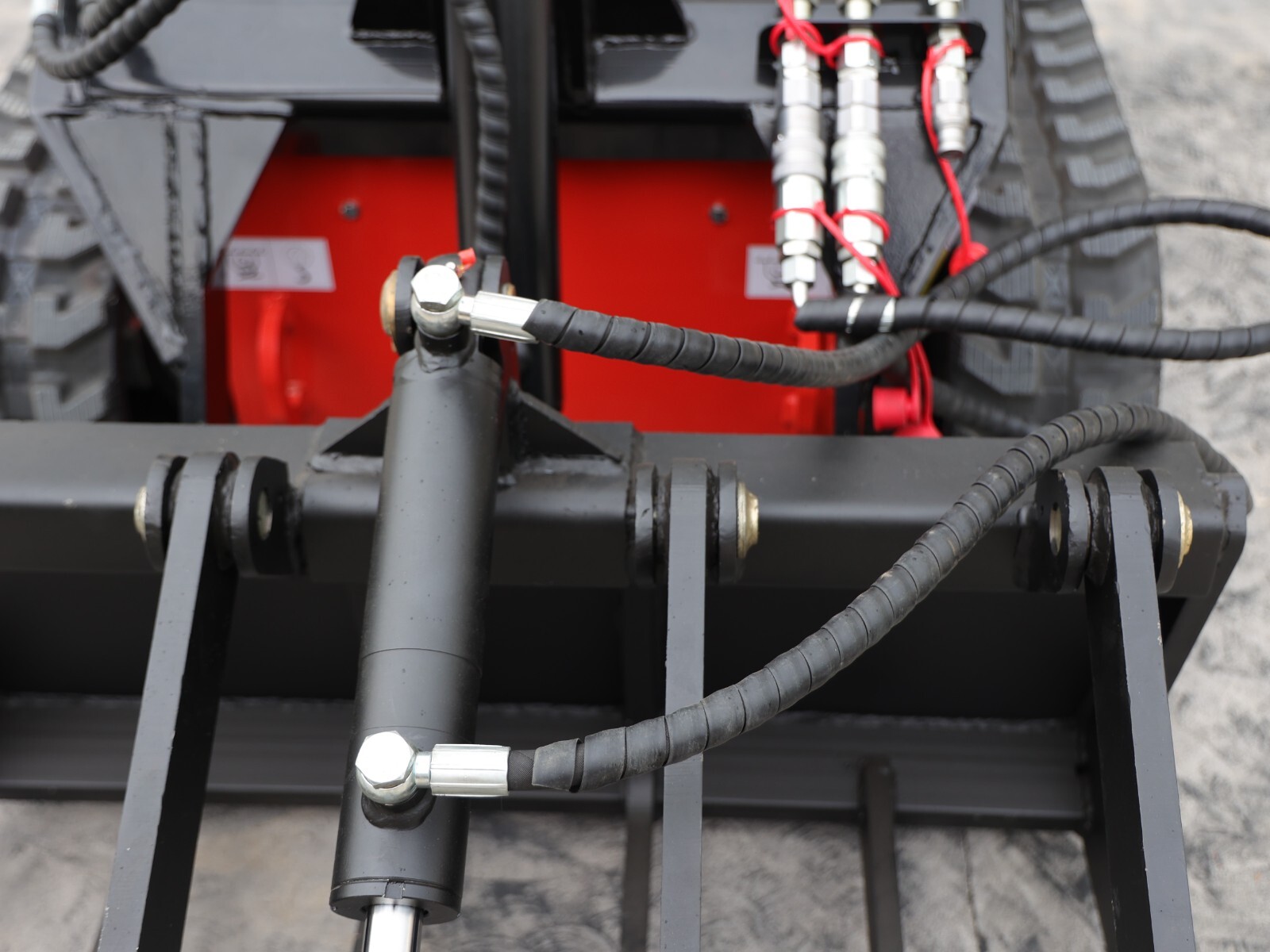 Grapple Grabber mini skid steer loader attachments for TYPHON STOMP skidsteer