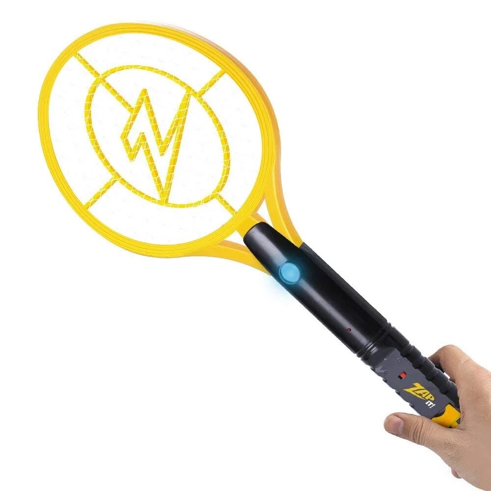 2-Pack ZAP IT! Bug Zapper Rechargeable Mosquito Fly Killer 4000 Volt Large Twin