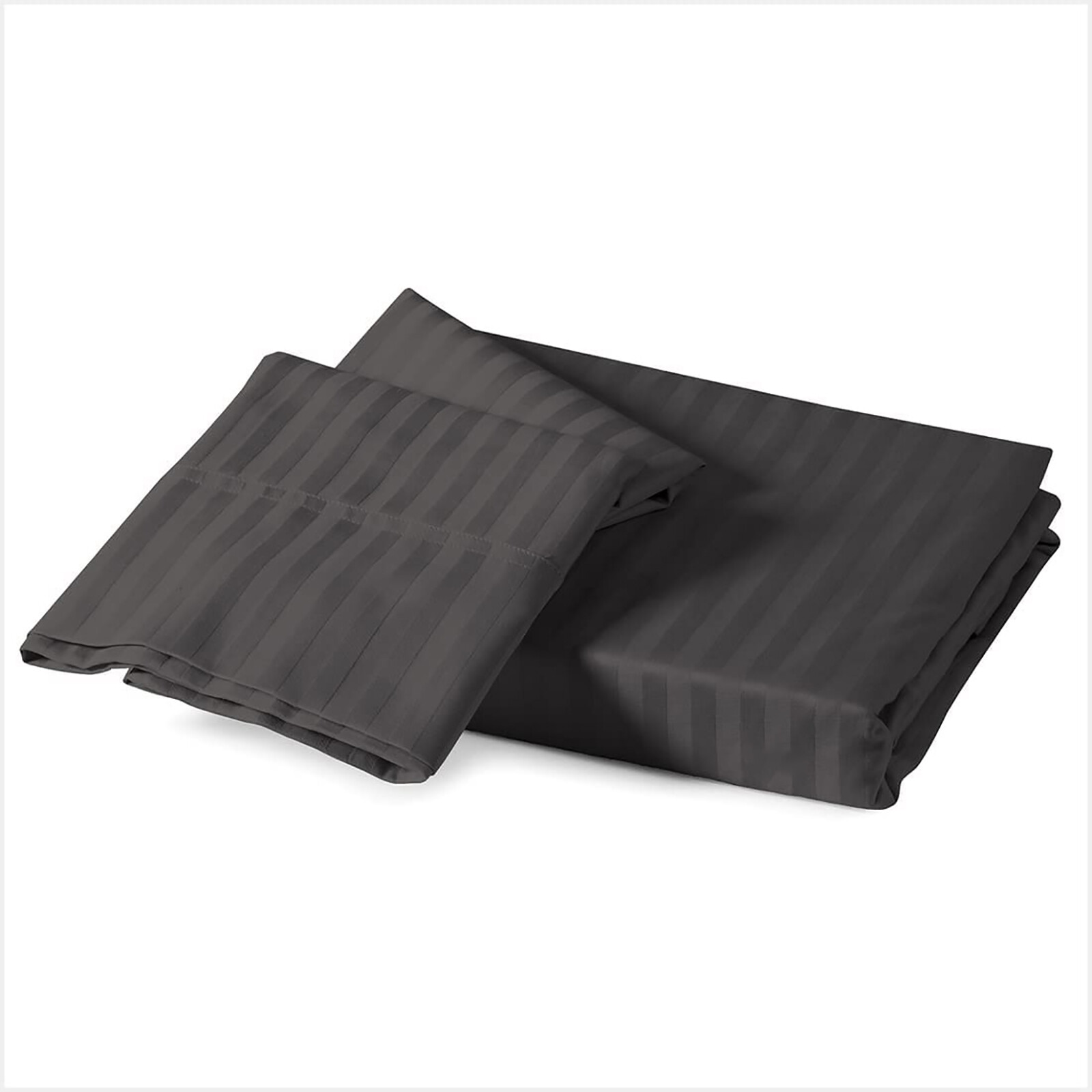 Extra Deep Pocket 6 PCs Sheet Set 1000 Count 100% Cotton Gray Stripe