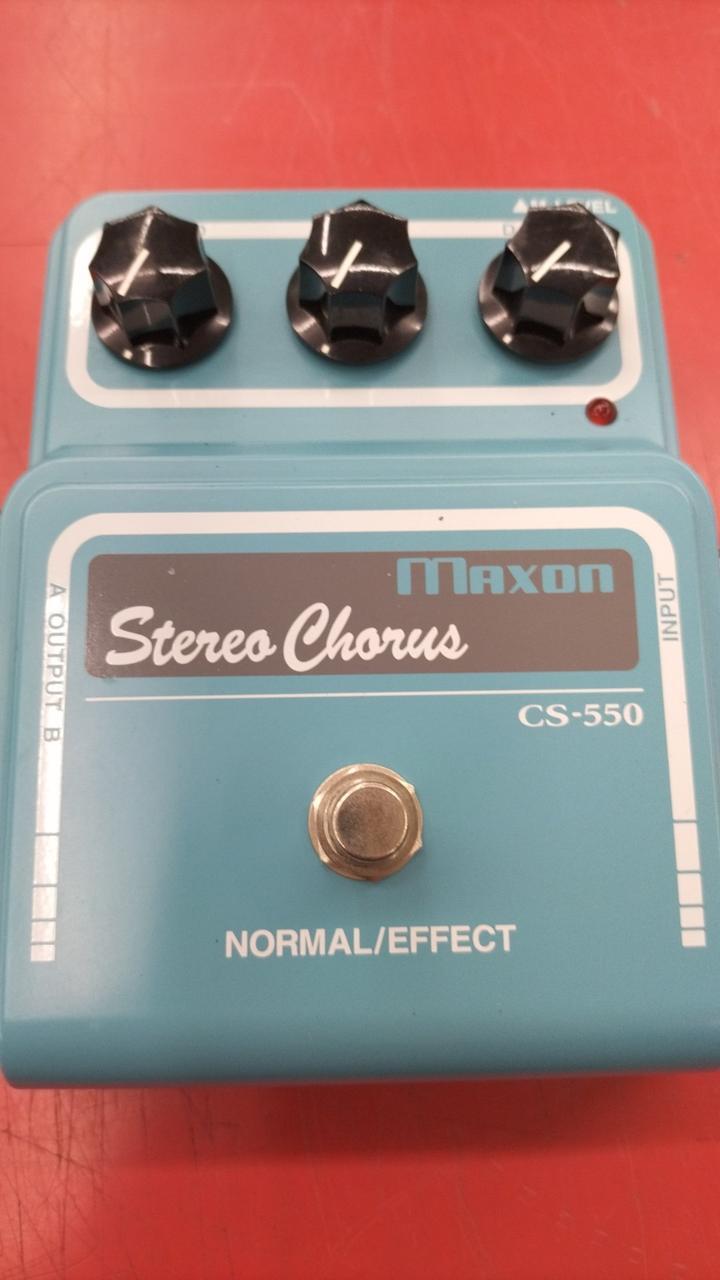 MAXON CS-550 Stereo Chorus Pedal From Japan