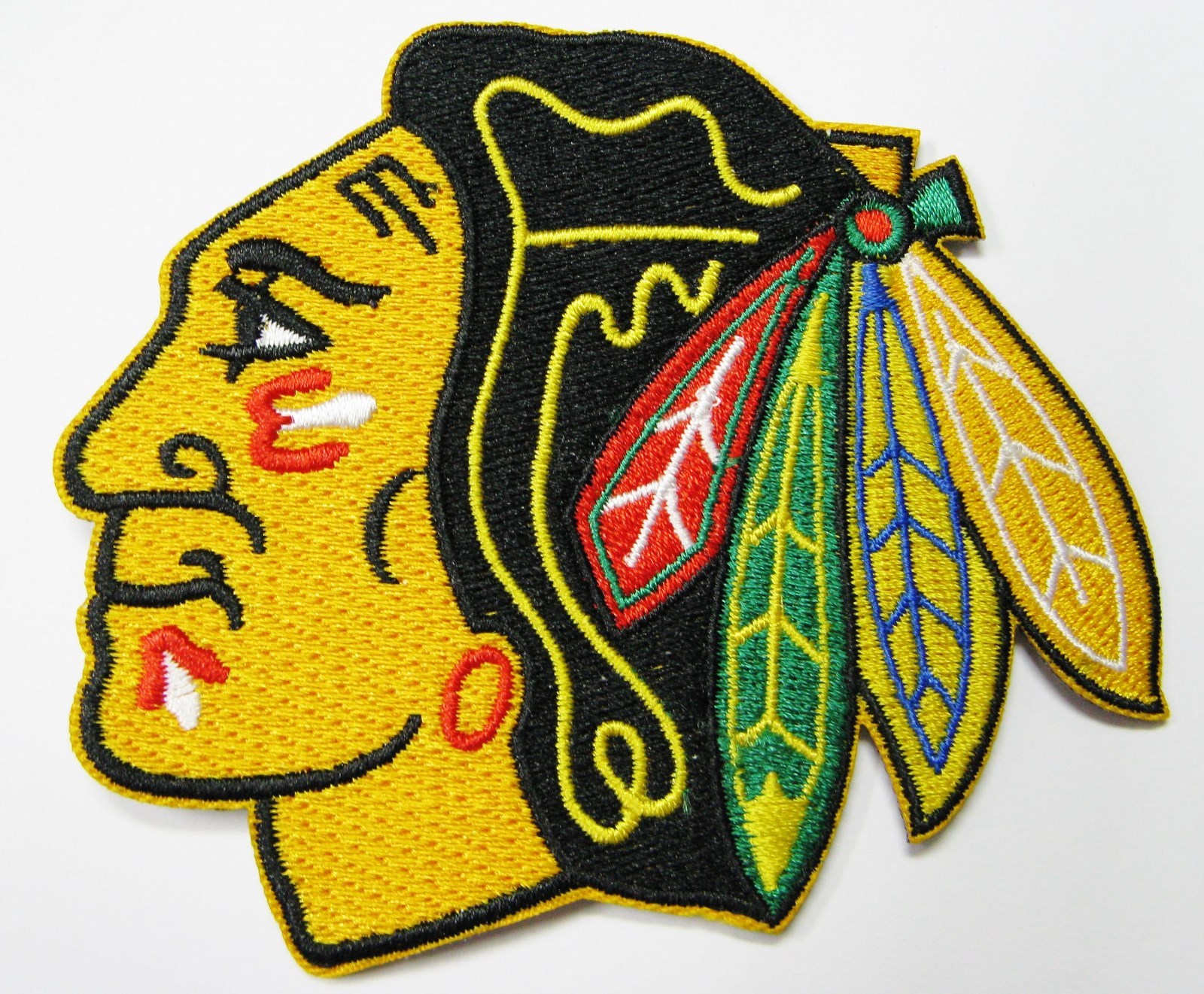 (1) LOT OF (NEW STYLE) HOCKEY CHICAGO BLACK HAWKS PATCH  PATCHES ITEM # 76