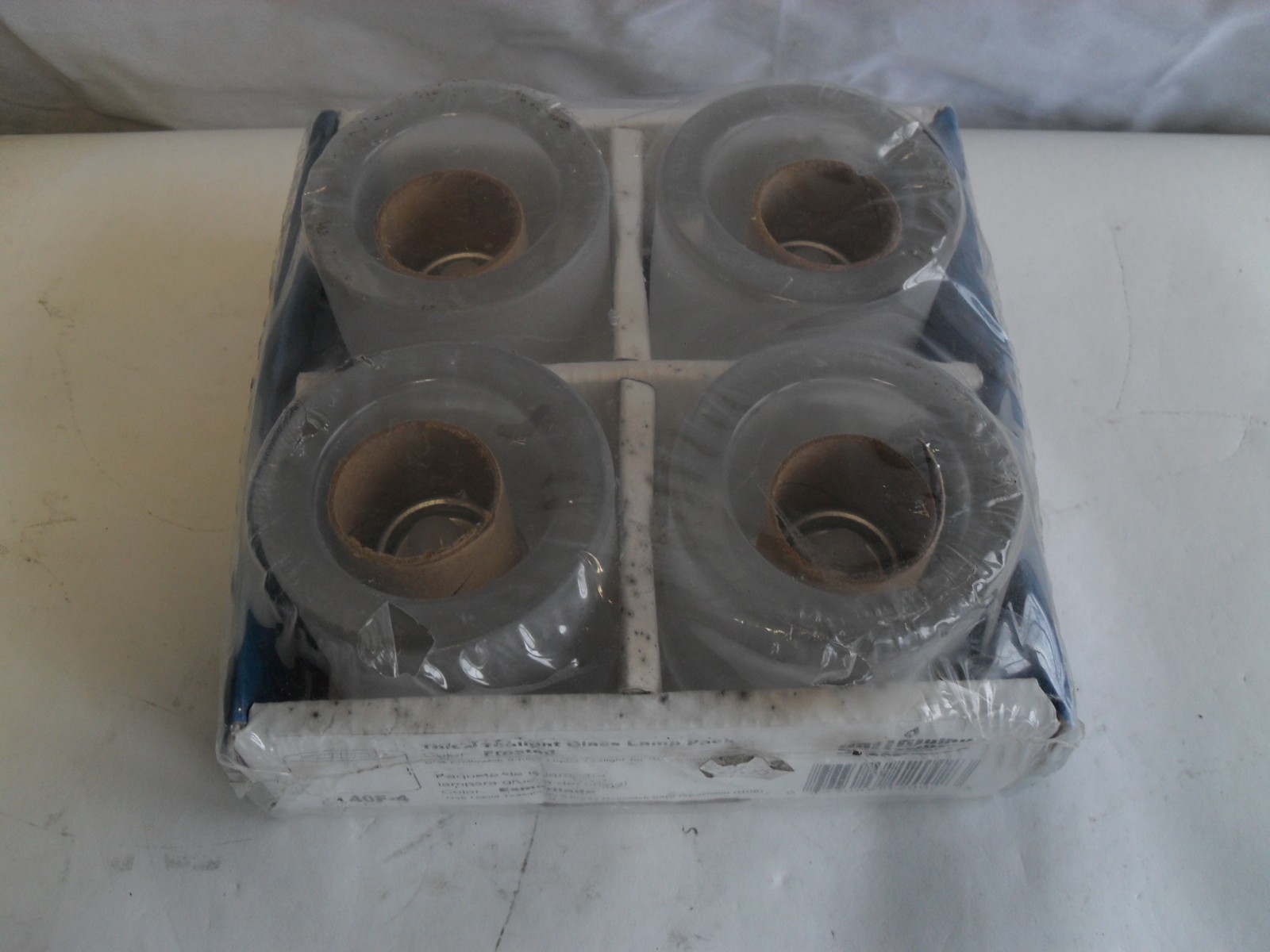 Lot/7 Hollowick Thick Tealight Glass Lamp Pack 5140F Frosted