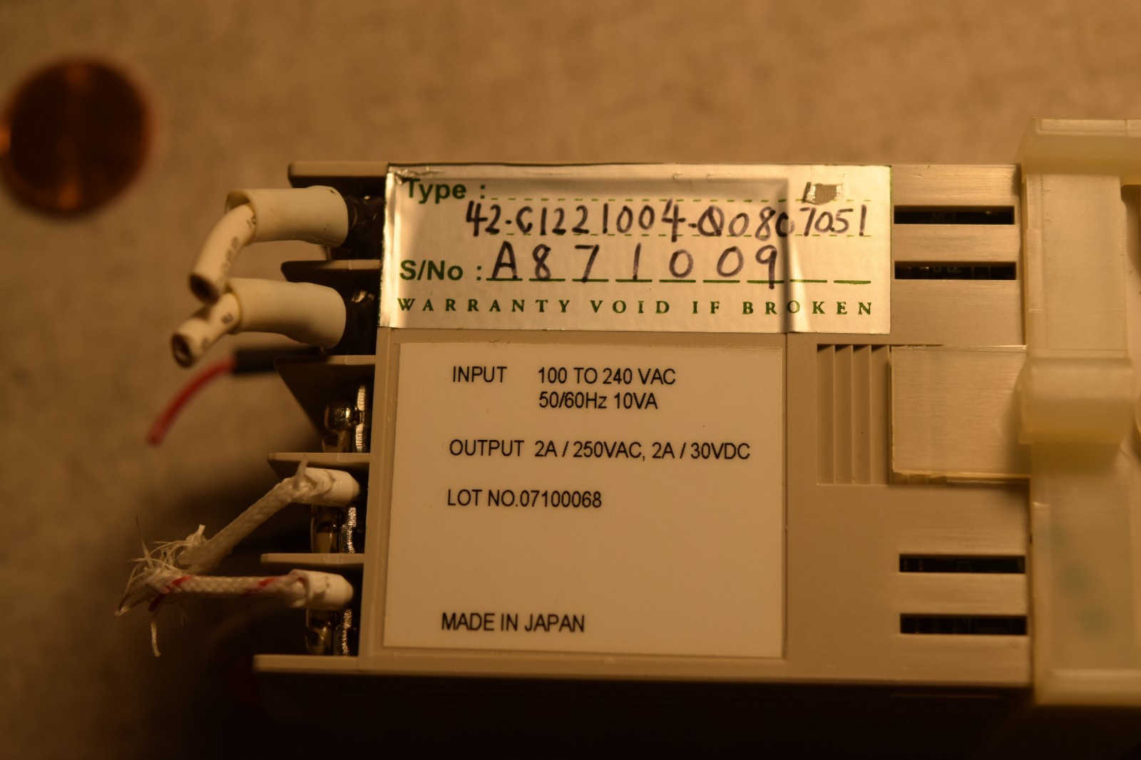 Fenwal AM22 42-61221004-00807051 Temperature Controller