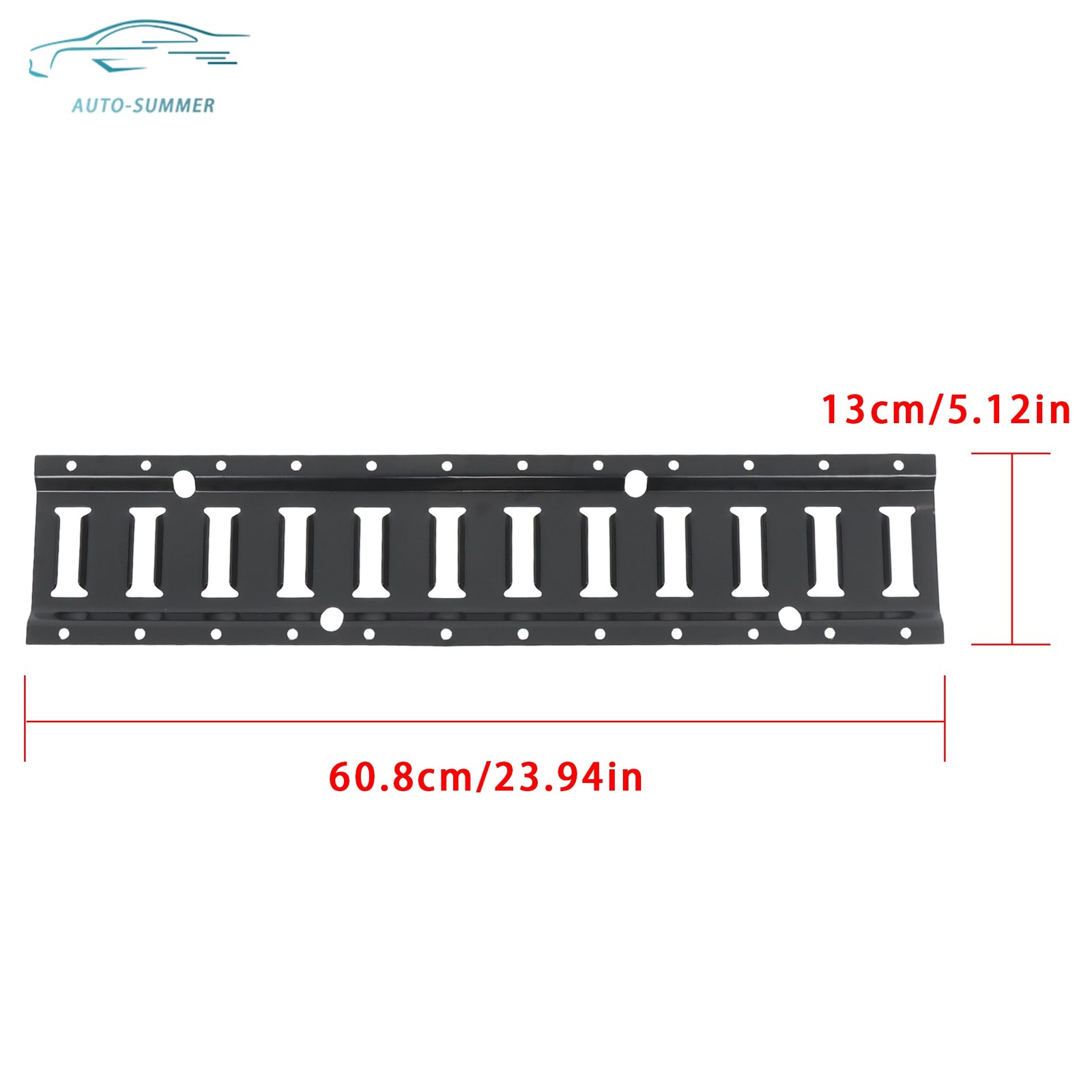 2' E Track Tie Down Enclosed Trailer 6 Pack Secure Cargo Heavy Loads Black New