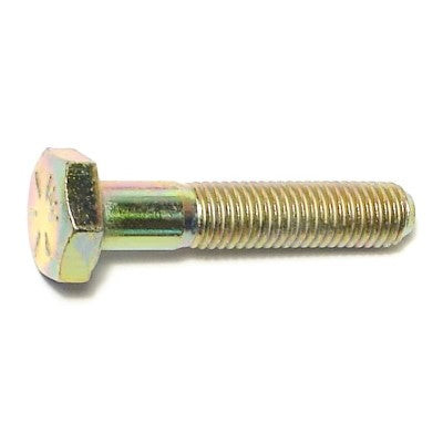 1/4"-28 x 1-1/4" Zinc Plated Grade 8 Steel Fine Thread Hex Cap Screws