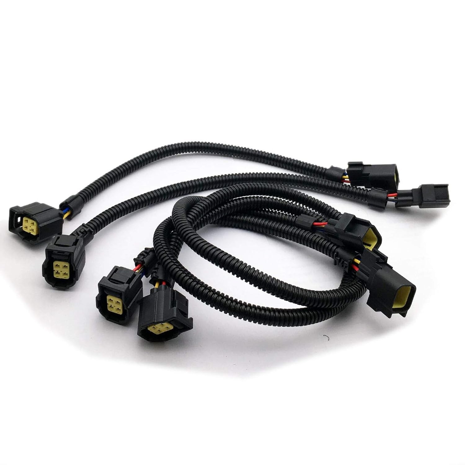 4PCS O2 Oxygen Sensor Extension Harness Compatible with Dodge Jeep Chrysler SRT