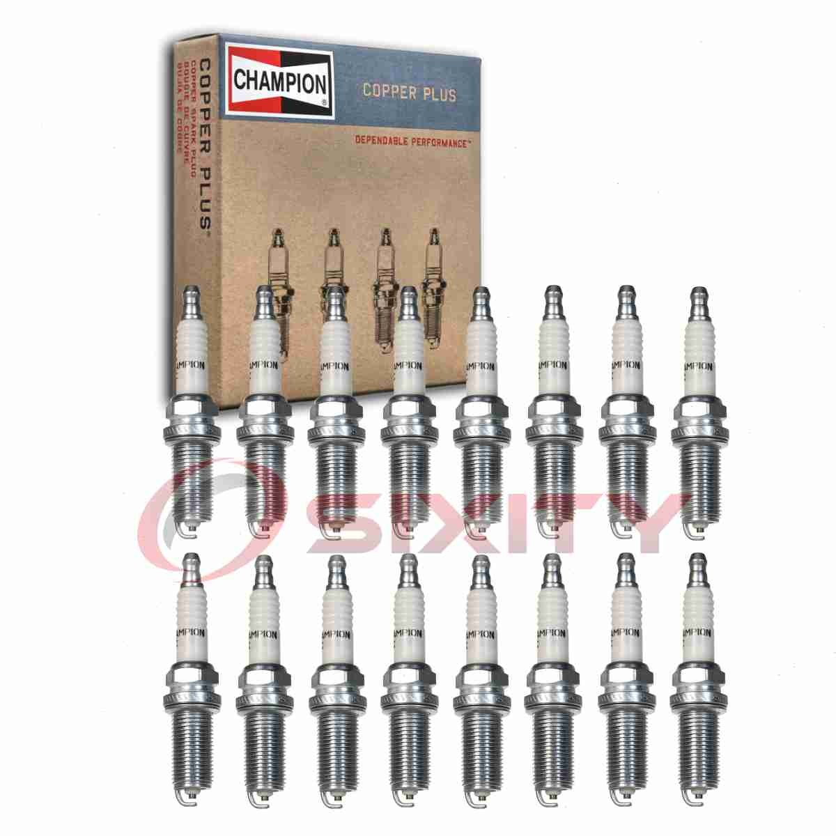 16 pc Champion Copper Plus Spark Plugs for 2003-2006 Mercedes-Benz CL55 AMG dj