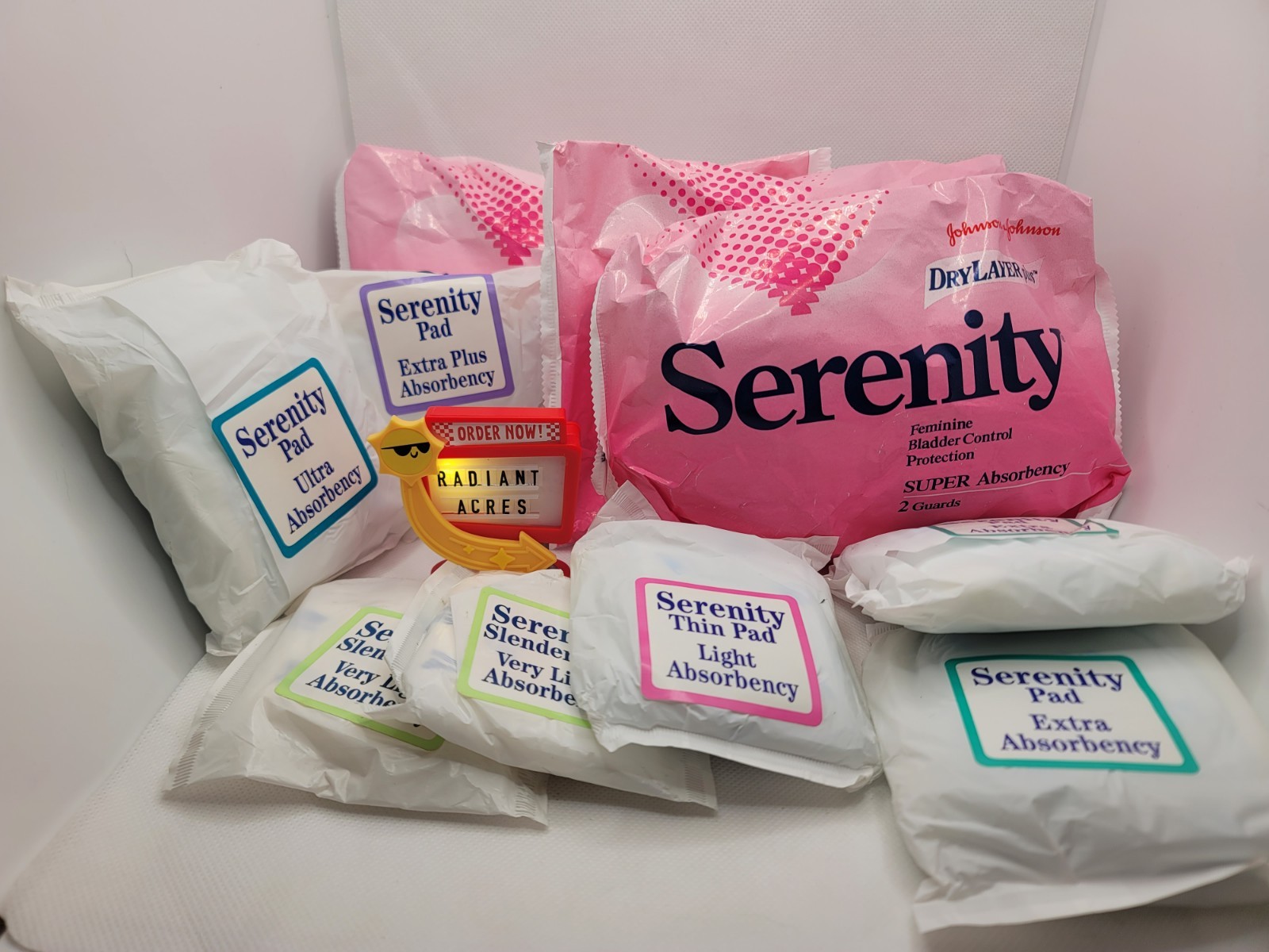 Vintage lot 13 Johnson Johnson Serenity Feminine Super Bladder Control Guards