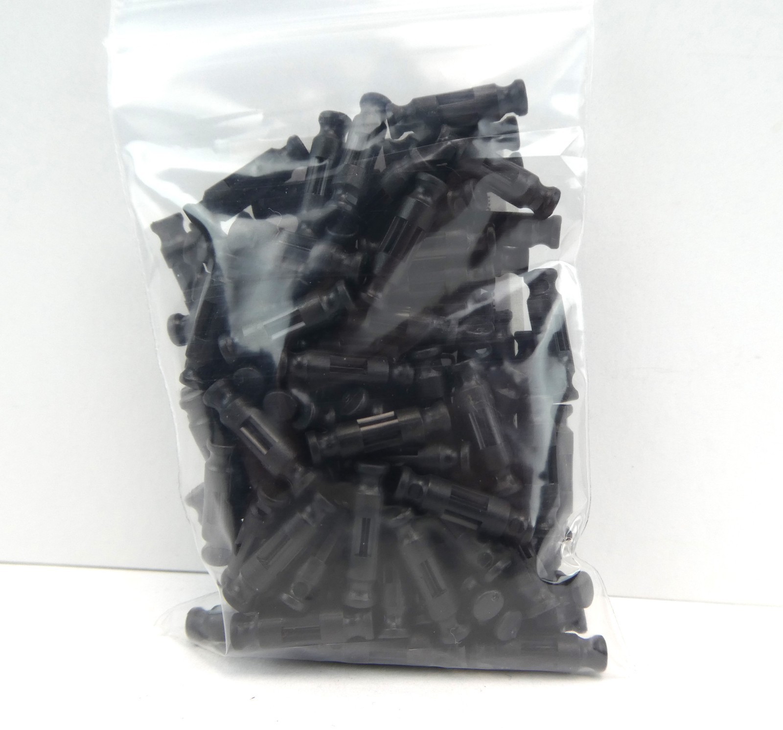 Micro Knex K'nex Lot of 100 Black Rods 0.55" (14 mm) Mini K'nex Parts