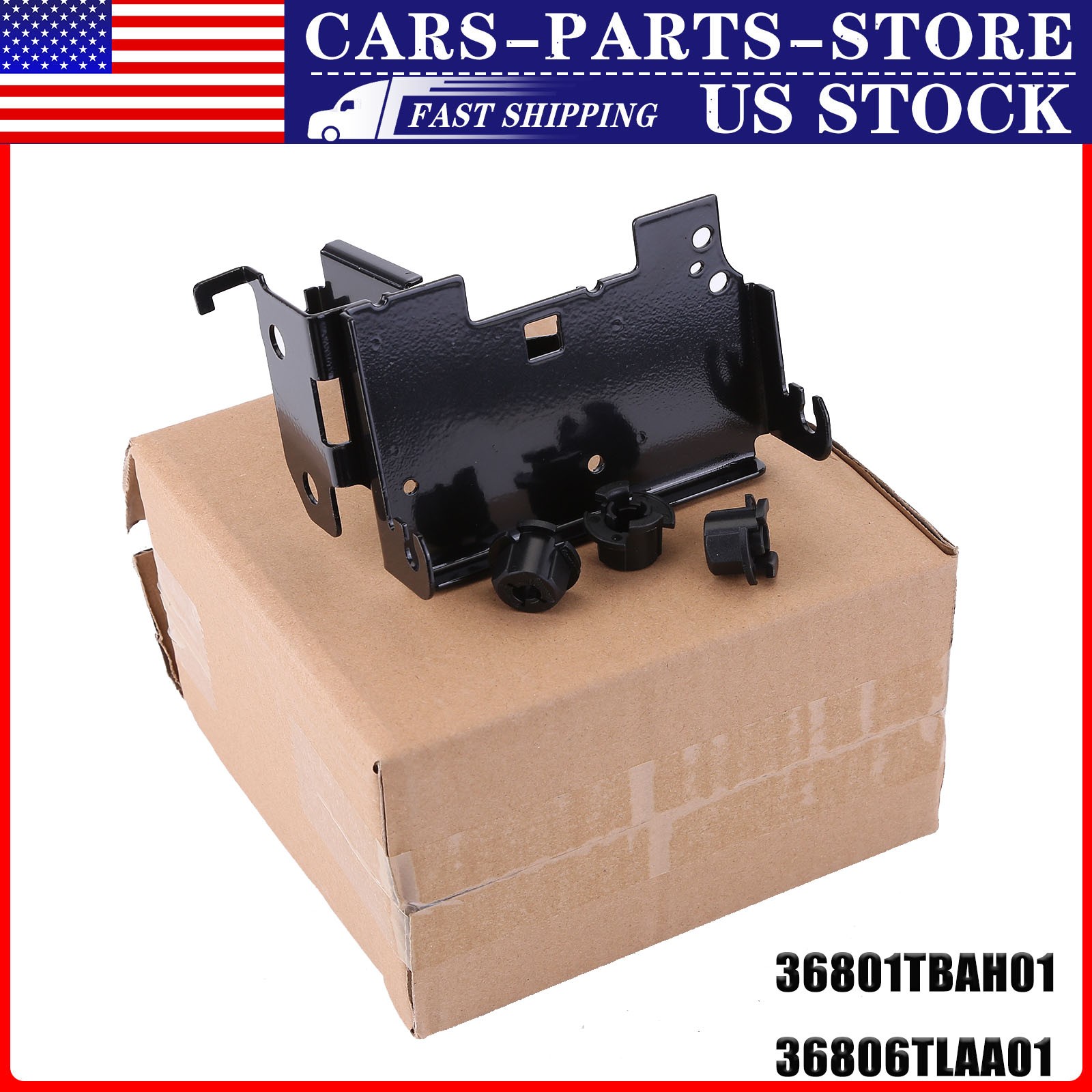 RADAR BRACKET BLACK FOR HONDA CIVIC FC1 FC7 2016-2018 REPLACEMENT 36801-TBA-A01
