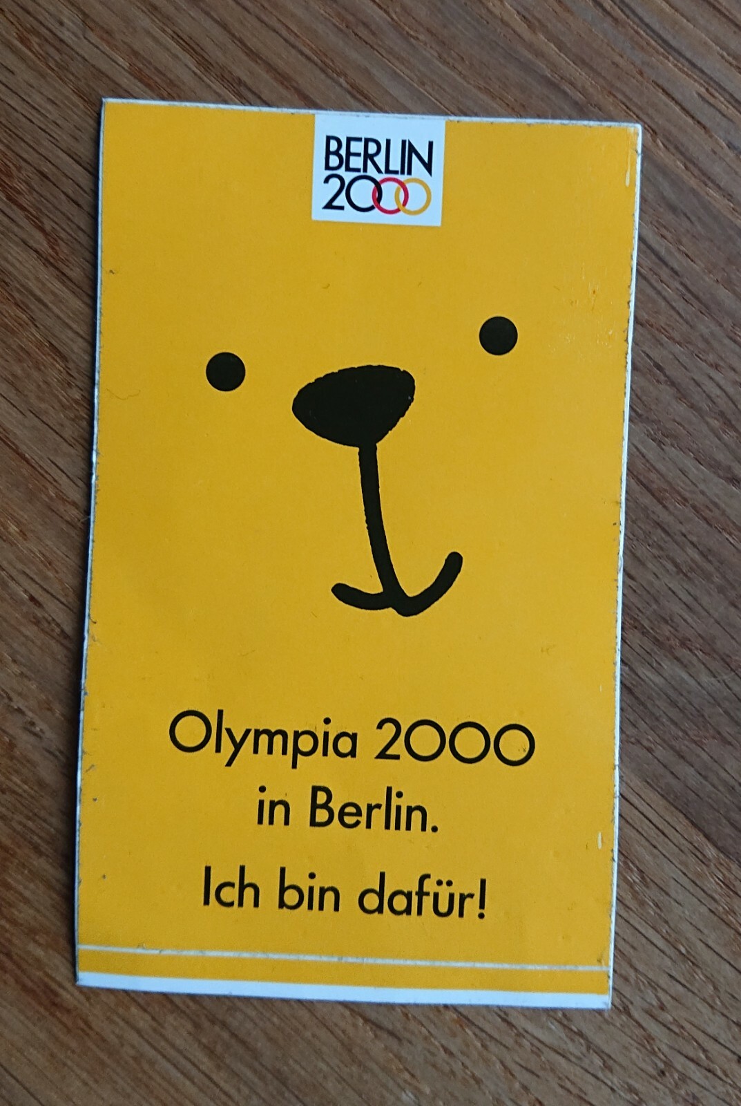Sticker, Olympia 2000, Berlin, mint condition