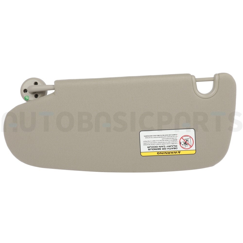 For 2002-2010 Dodge Ram 1500 Right Passenger Side Sun Visor Gray